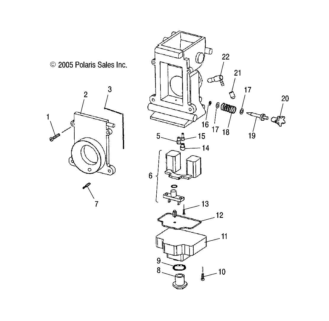 Polaris Snowmobile Float Assembly, Genuine Oem Part 3130859, Qty 1