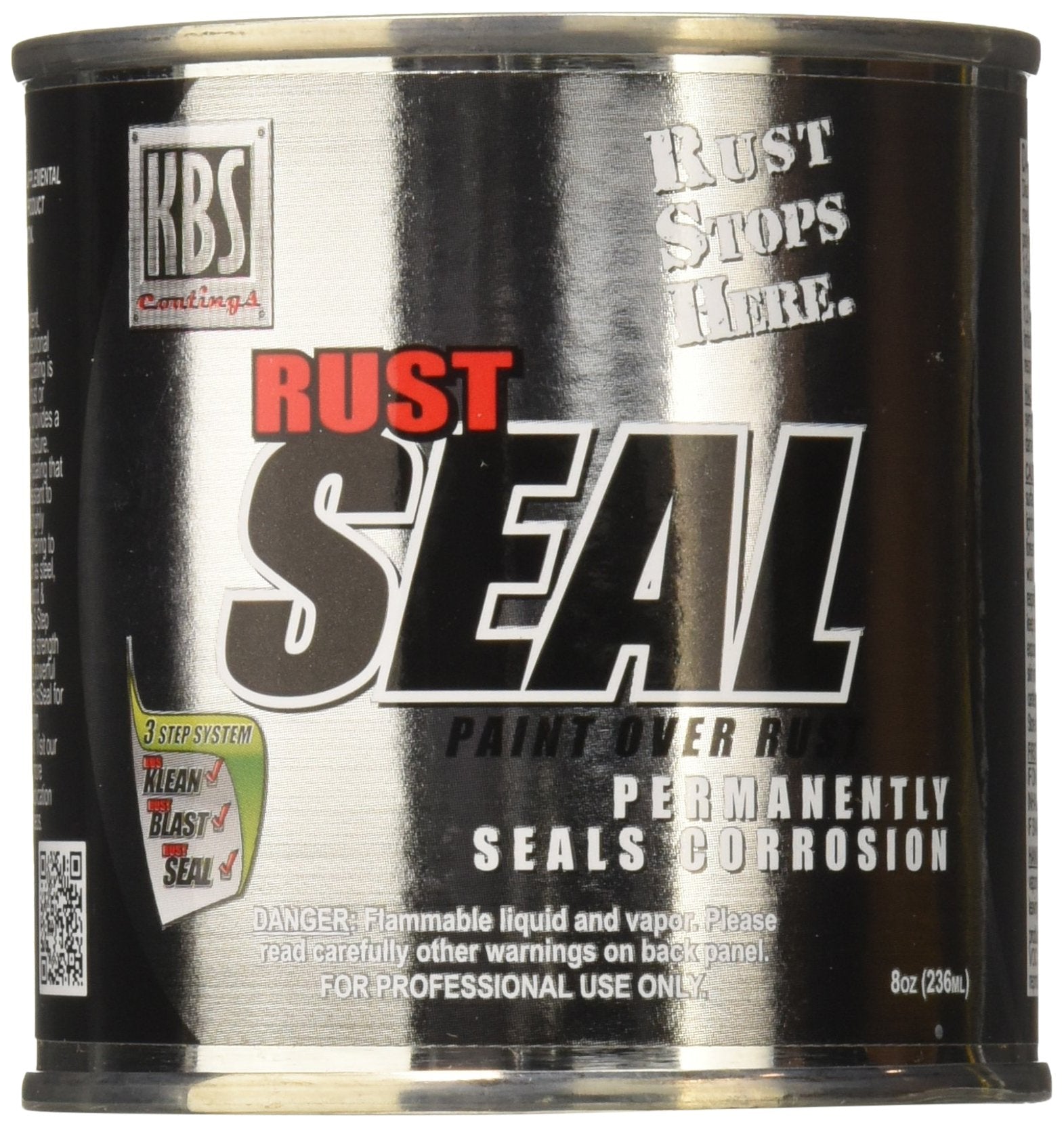Kbs Coatings 4205 Grey Rustseal - 8 Fl. Oz.