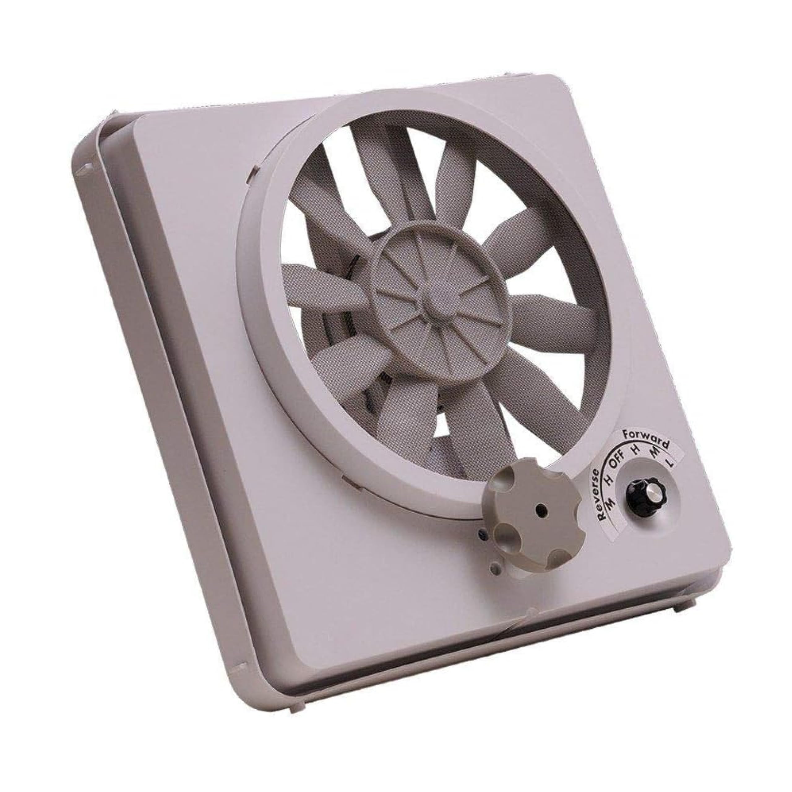 HENG'S INDUSTRIES Vortex II Replacement Fan Kit 90046-CR | High-Power RV Vent Fan Upgrade for Trailers & Campers - White
