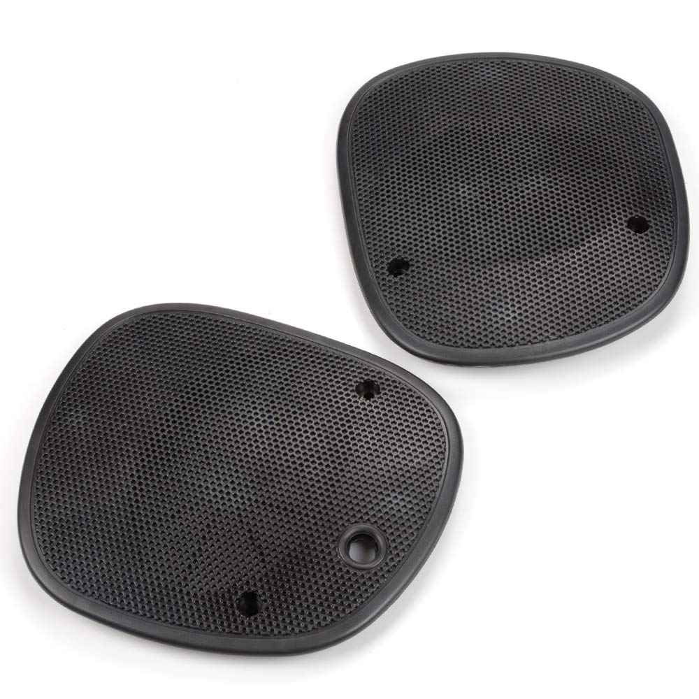 G-Plus Front Driver Passenger Side Dash Speaker Grille Grill Cover Compatible With Chevy S10 Blazer Bravada/1998-2005 Gmc Jimmy Sonoma 15046442 & 15046441