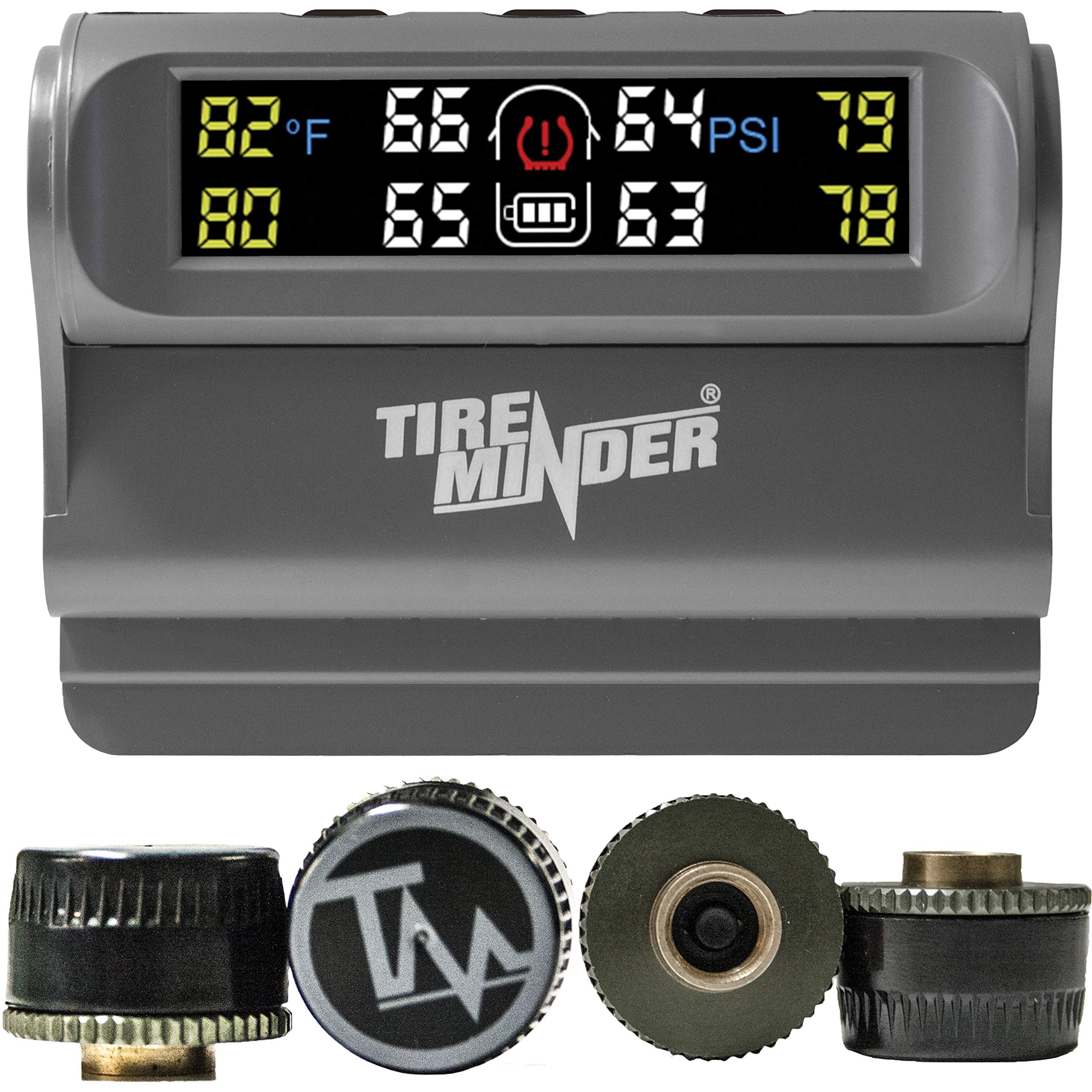 Tireminder Research - Tpms-Trl-4 Tireminder Solar Powered Trailer Tpms, 4 Tire Kit