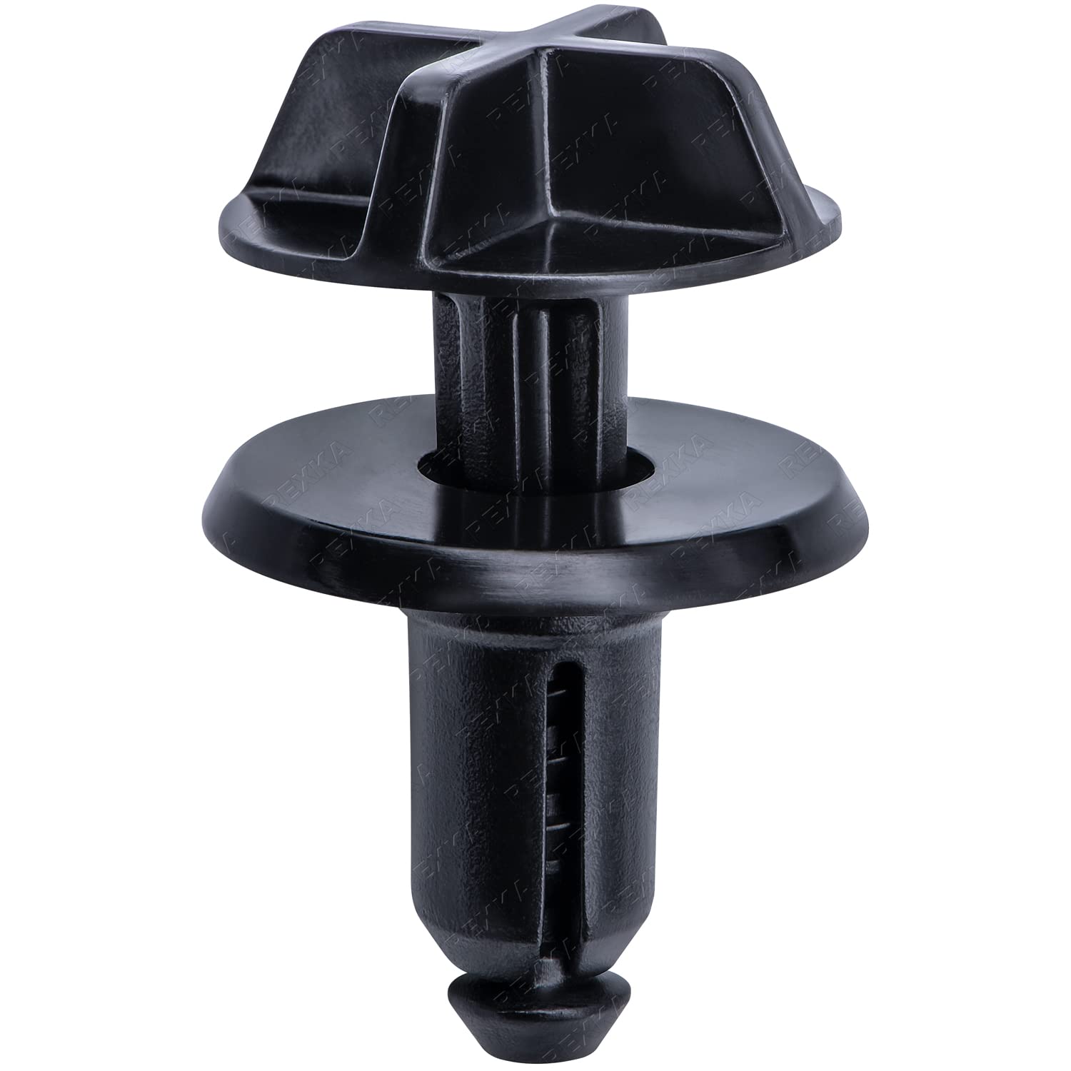 Rexka 15Pcs Fender Liner Rivet Radiator Sight Shield Push-Type Retainer Compatible With Ford W716510-S300 F-150 Mustang Fusion Aviator Explorer