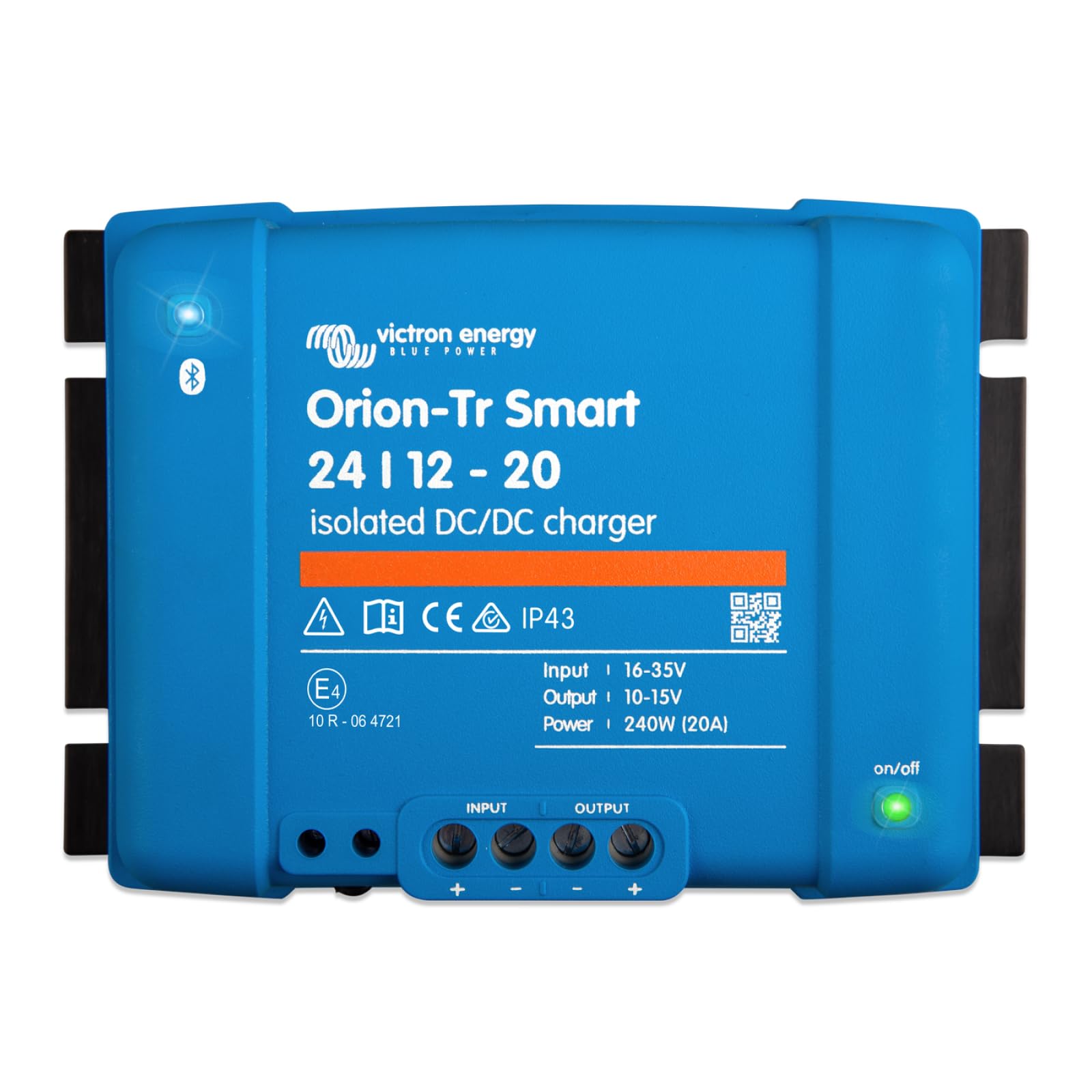 Victron Energy Orion-Tr Smart Dc To Dc Charger (Bluetooth) - 24/12-Volt 20 Amp 240-Watt - Battery Charger For Dual Battery Systems - Isolated
