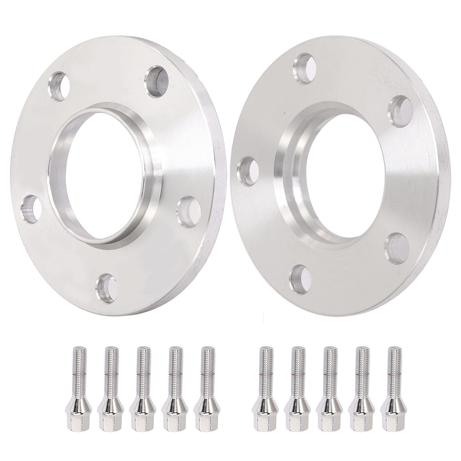 Roadfar 2Pcs 5 Lug Hubcentric Wheel Spacers 5X120 10Mm Thickness Bore 72.56Mm Thread Pitch 12X1.5 Wheel Spacers Compatible For 330I Wheel Spacers 2001-2006 For 840Ci Wheel Spacers 1994-1997