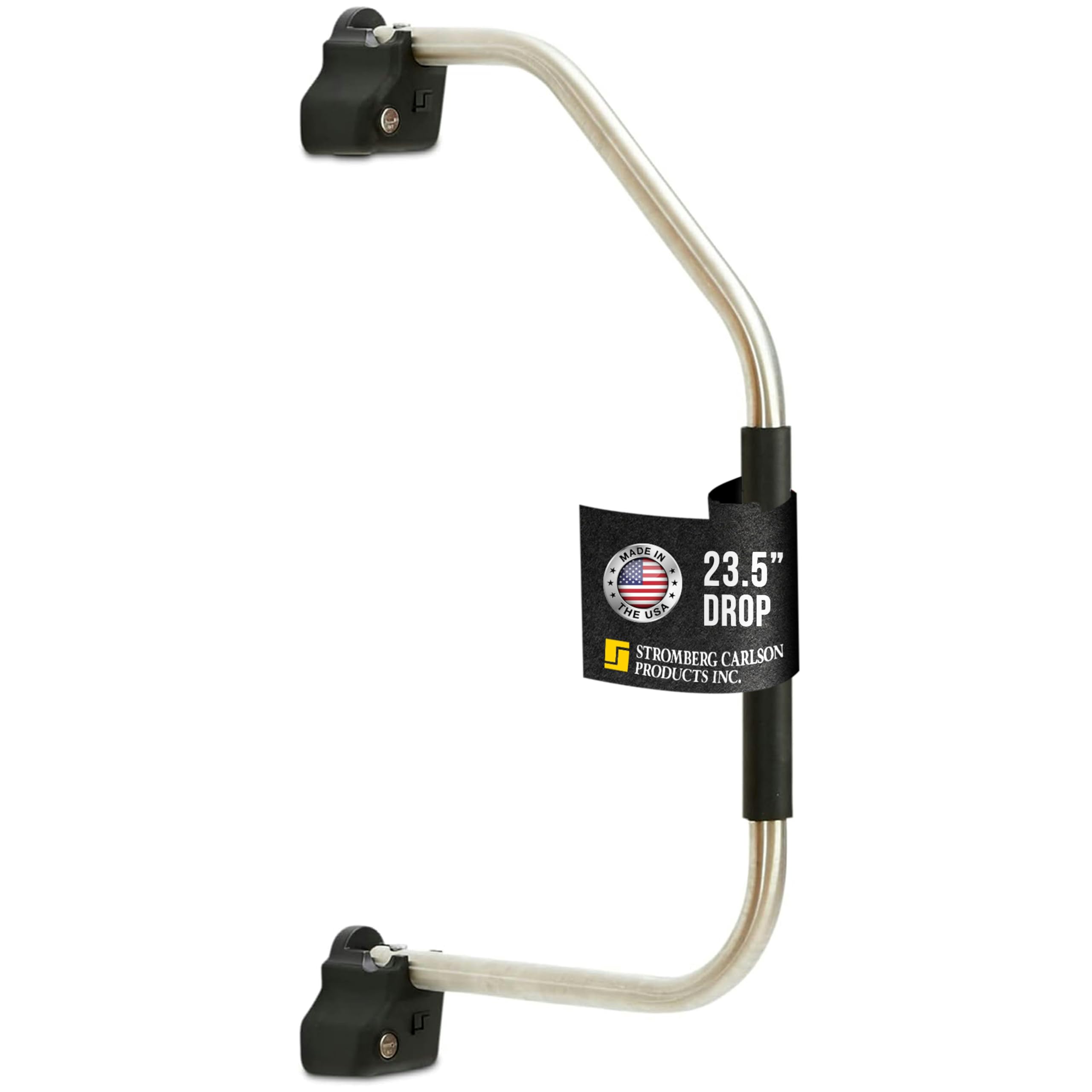 Stromberg Carlson Ac-300L Locking Commercial Rail - Mobile Equipment Support - Rv Camping Accessories And Travel Trailer Accessories For Step Ladder- 200 Lbs Capacity - 15.5' Extension, 23.5' Height