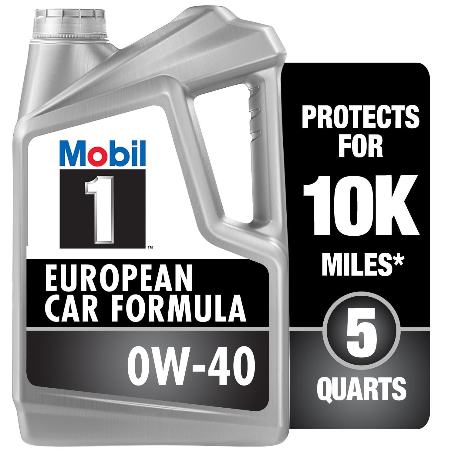 Mobil 1 Fs European Car Formula Full Synthetic Motor Oil 0W-40, 5 Quart