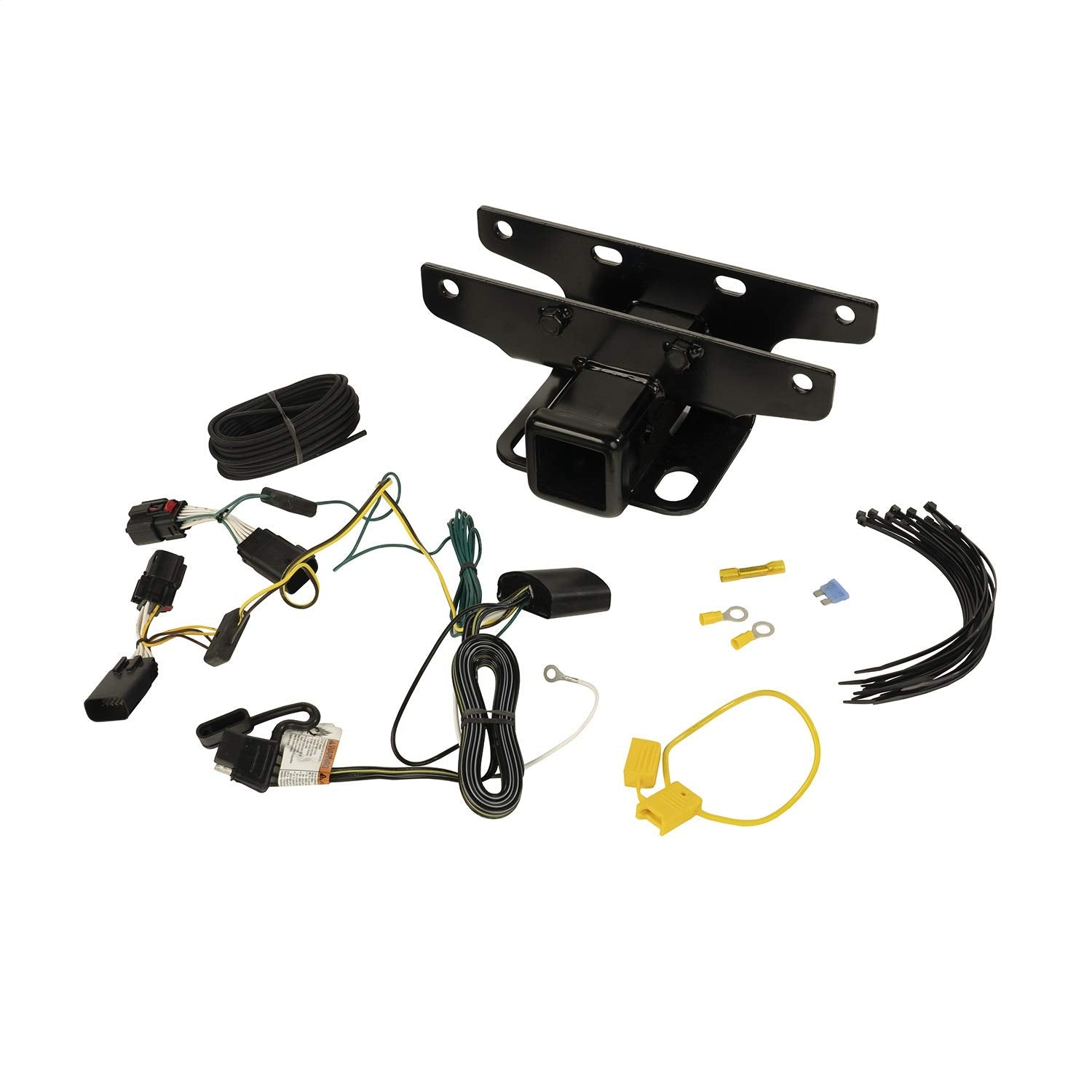 Rugged Ridge 11580.57 Trailer Hitch Kit, Wiring Harness; 18-Current Jeep Wrangler Jl