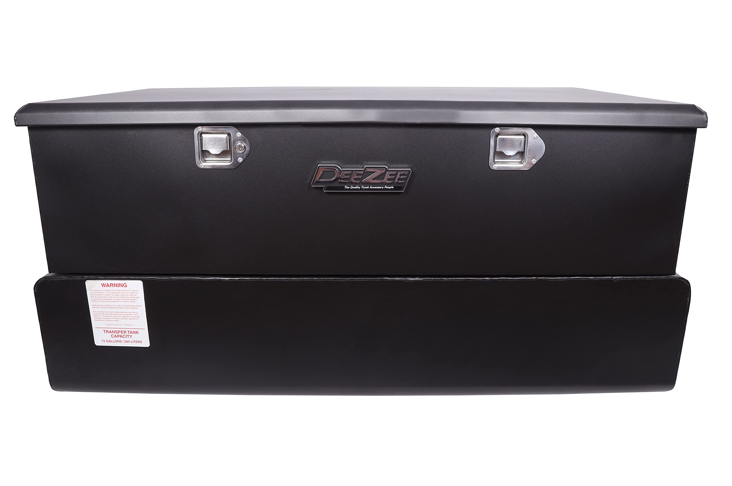 Dee Zee Dz92856Sb 75 Gallon Black Steel Combo Transfer Tank With Pump