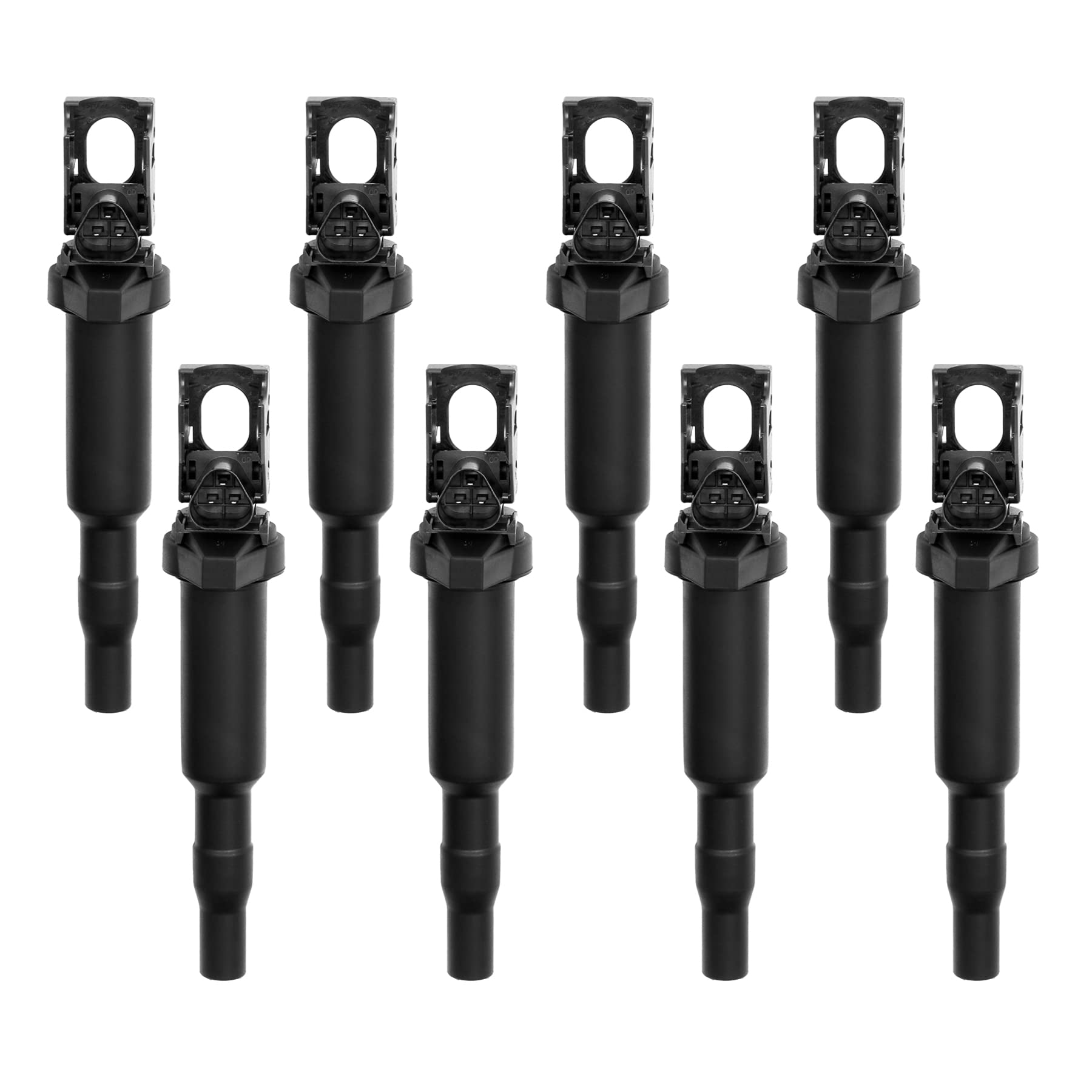 Ignition Coil Pack 8Pcs Compatible With Bmw 545I 550I 645Ci 650I 745I 750I 750Li Alpina B6 B7 M5 M6 X5 X6 4.4L 4.8L Replaces# 0221504470, Uf-592