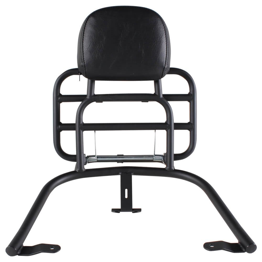 Prima Rear Rack (Backrest, Black); Vespa Primavera, Vespa Sprint