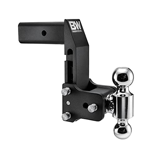 B&W Trailer Hitches Multipro Tow & Stow - Fits 2.5 Receiver, Dual Ball (2 X 2-5/16), 7 Drop, 14,500 Gtw -Ts20066Bmp