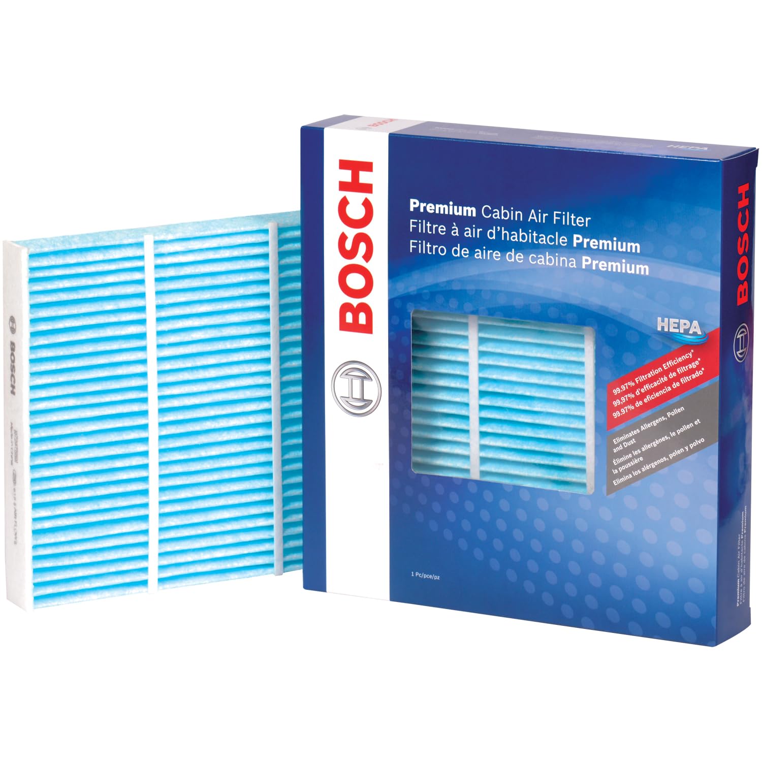 Bosch 6033C Hepa Cabin Air Filter - Compatible With Select Dodge Dart; Pontiac Vibe; Toyota Tacoma