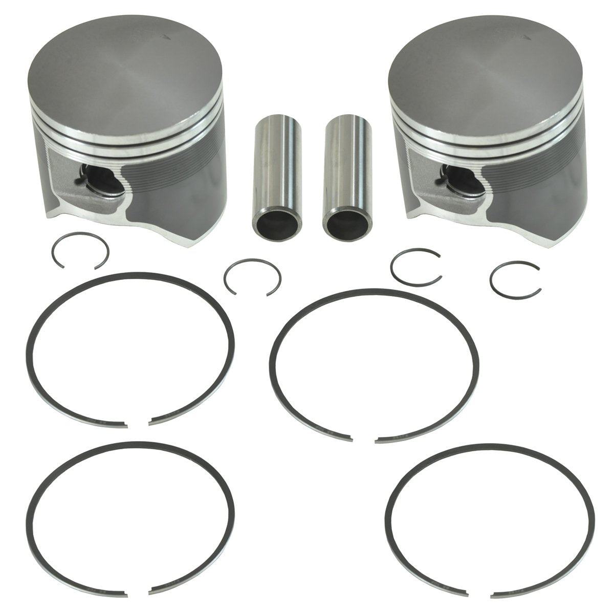Spi, Sm-09279, 2 Standard Bore Piston Kits For Polaris Fits Most 2011-2016 800 Snowmobiles - 85Mm