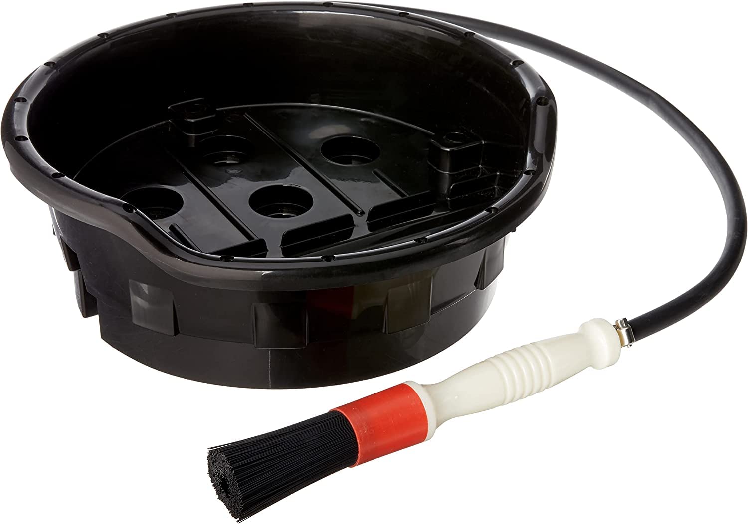 Big Red Axh-Ppw5Gr Torin 5 Gallon Capacity Portable Plastic Automotive Parts Washer Cleaner To Degrease Small Parts And Tools, Black