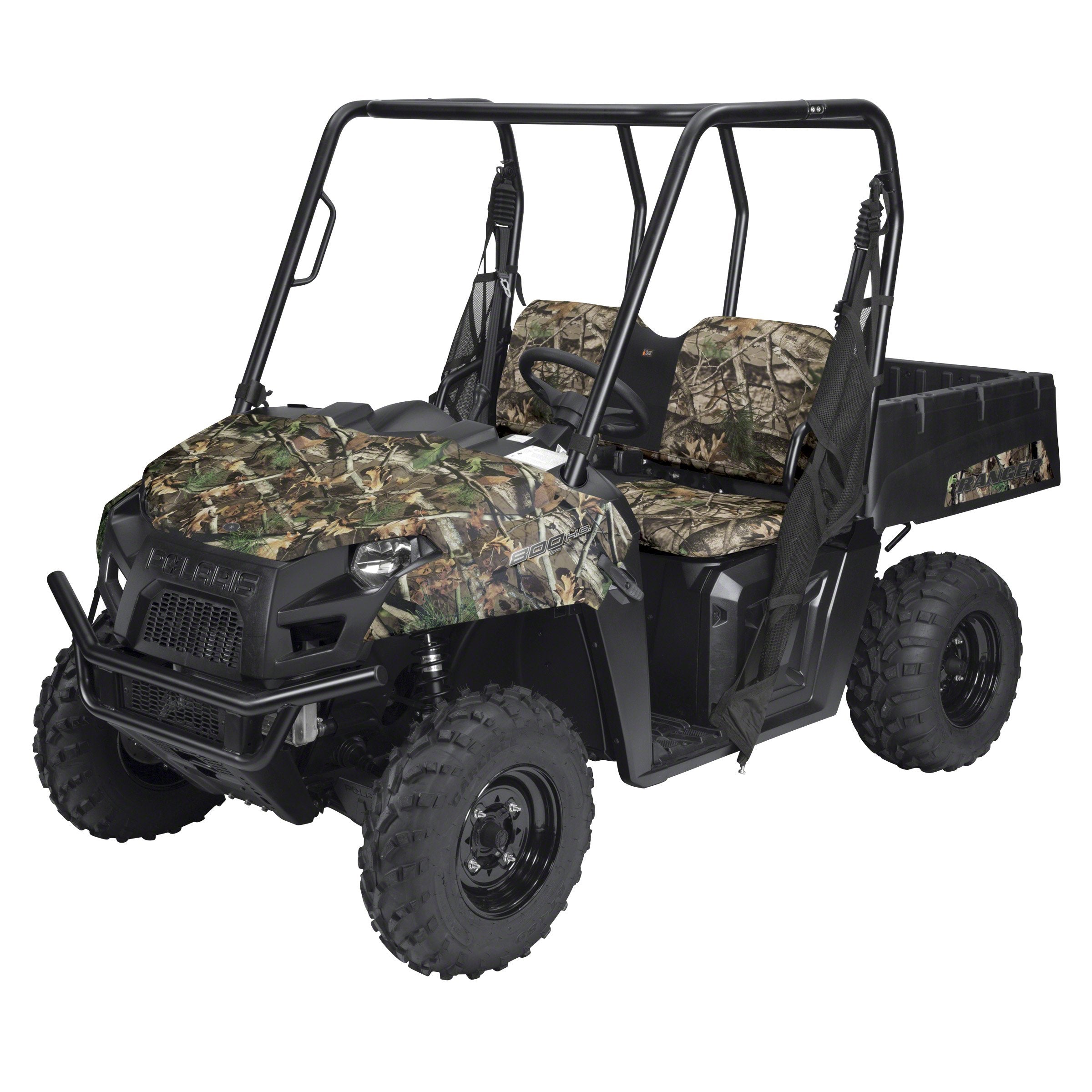 Classic Accessories Quadgear Utv Bench Seat Cover, Fits Polaris Ranger 6X6 800, 800 Full Size, Crew 800, 900 Xp, Crew 900, Diesel (2015 Models And Older), Camo
