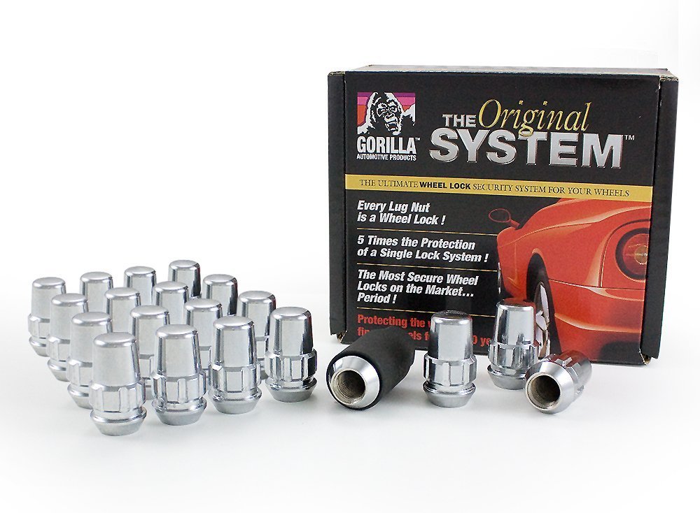 Gorilla Automotive 71634N The System Acorn Wheel Locks (12Mm X 1.50 Thread Size) - For 6 Lug Wheels