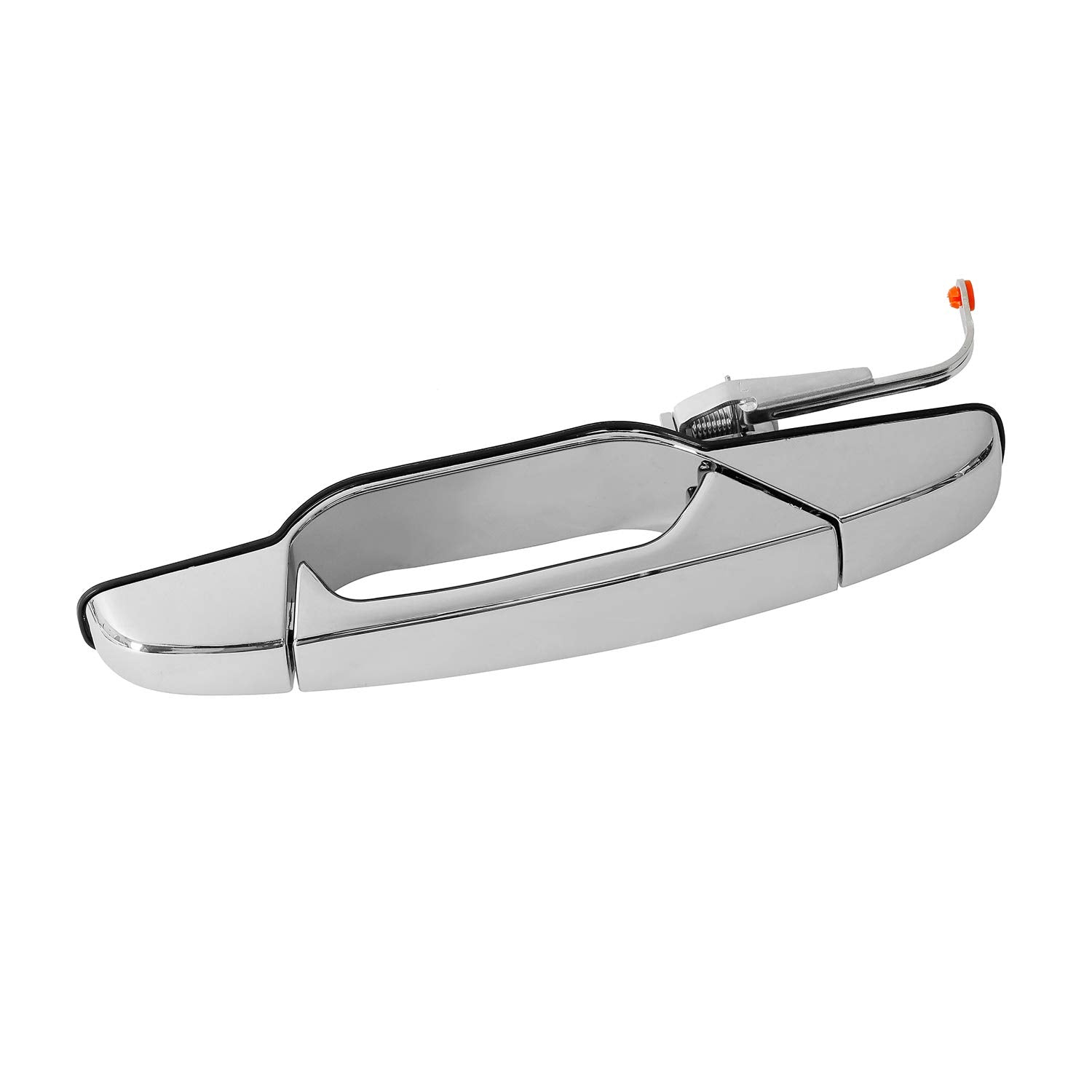 Exterior Chrome Door Handle Rear Left Driver Side | For 2007-2013 Chevy Silverado Suburban Tahoe Avalanche, Gmc Sierra Yukon, Cadillac Escalade | Replaces# 22738725, 15915659, 25960521, 80105