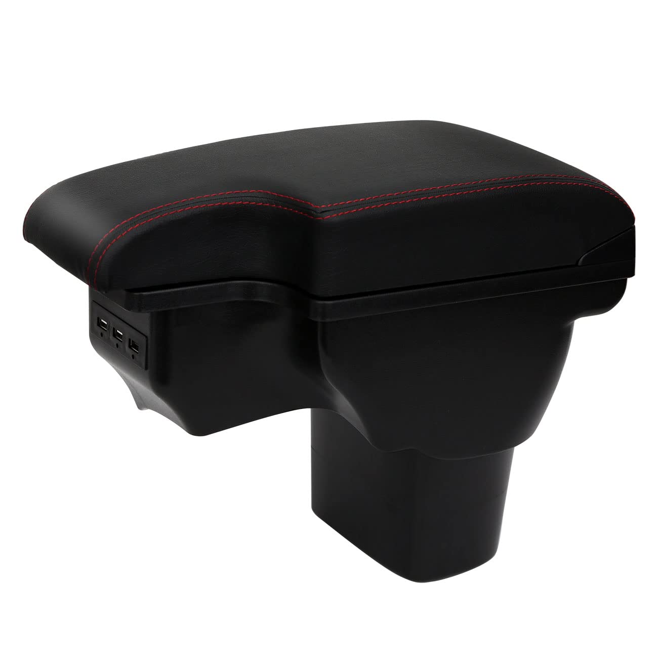 Hrchcg For Nissan Juke Consoles Armrest Box Double Layer Storage With 3 Usb Port