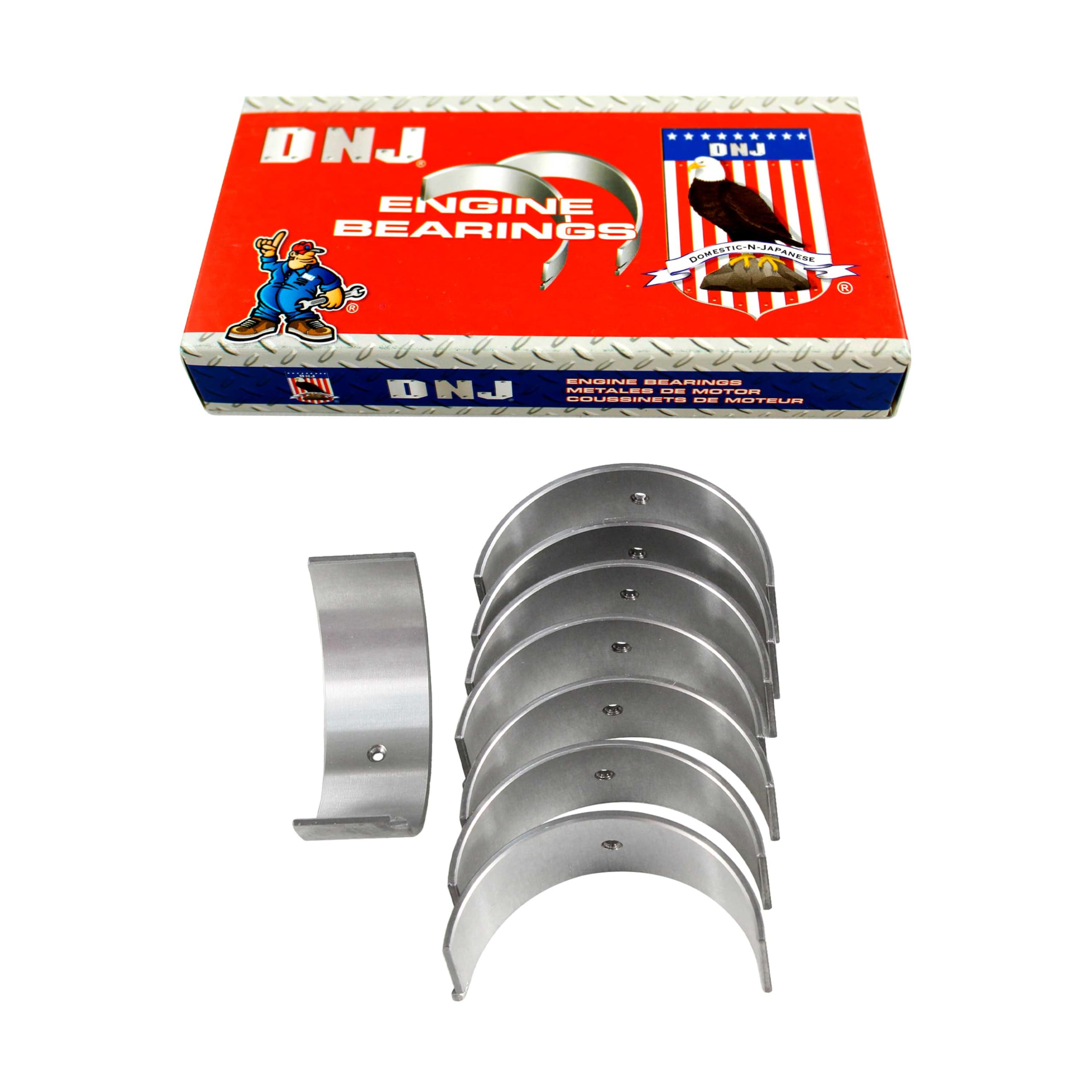 Dnj Rb800 Rod Bearings For 1993-2006 Audi, Volkswagen A4, A4 Quattro, Beetle, Cabrio, Golf, Jetta, Passat, Tt, Tt Quattro 1.8L, 2.0L Dohc, Sohc 20V, 8V 121Cid, 1781Cc Aba, Aeb, Aeg, Amb