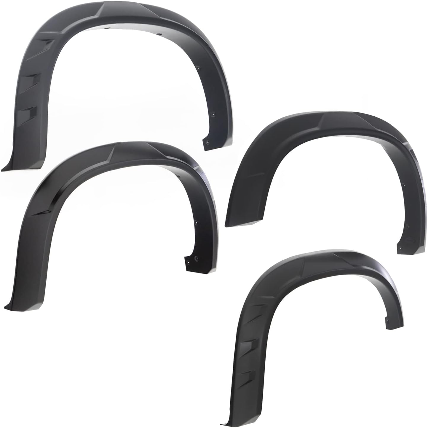 Bushwacker Drt Extended Front & Rear Fender Flares | 4-Piece Set, Black, Smooth Finish | 40946-02 | Fits 2019-2024 Gmc Sierra 1500 W/ 5.8' Bed