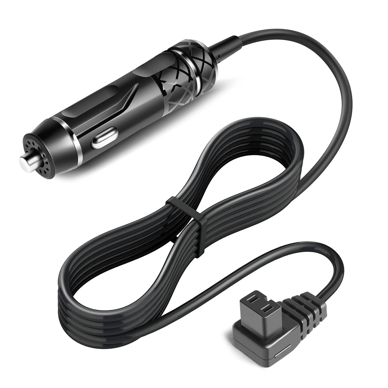 KFD Black DC Adapter Car Charger for Alpicool, ARB, ICECO Portable Refrigerators - Power Cord for Coolers and Freezers