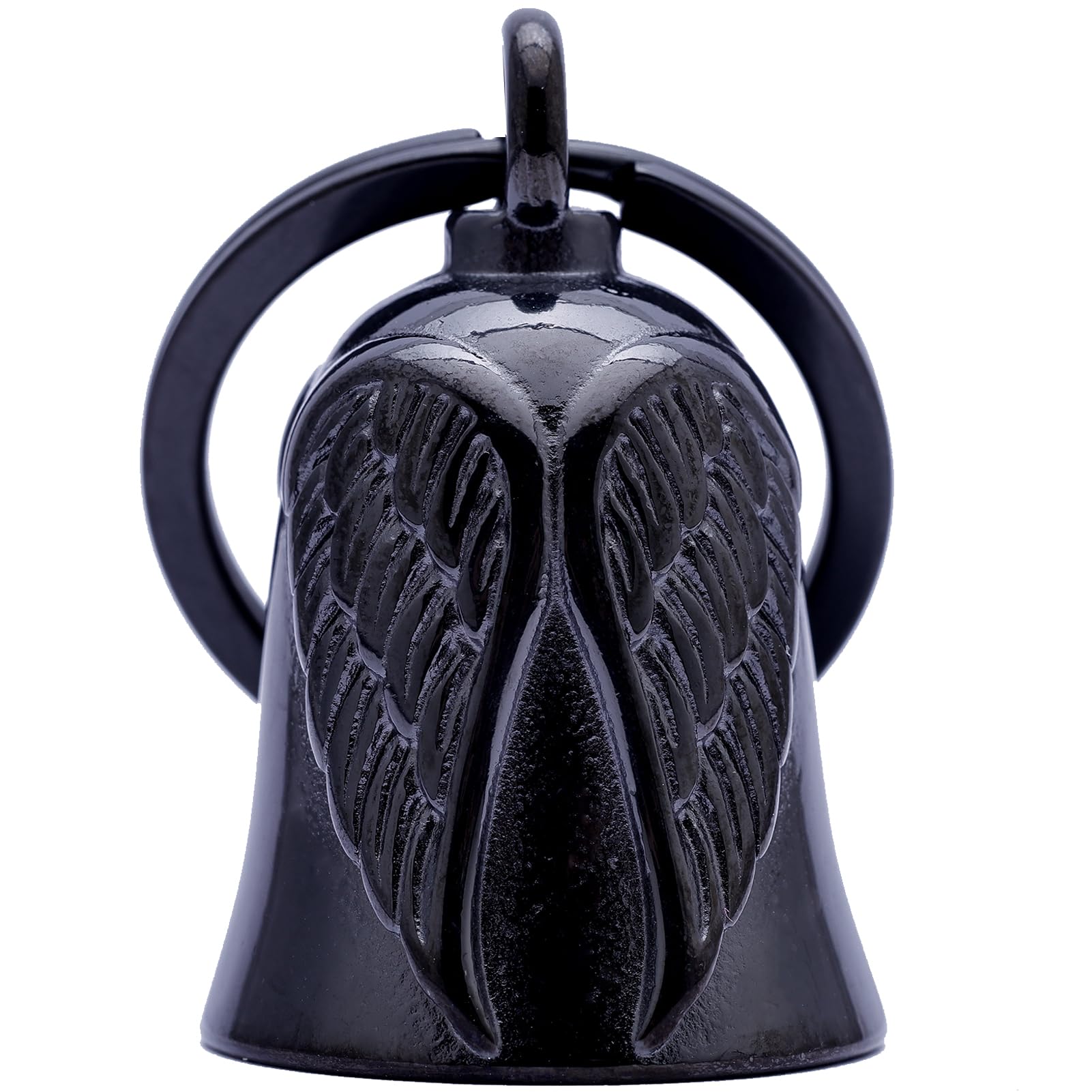 Felimai Motorcycle Bell - Motorcycle Bell Guardian Angel, Motorcycle The Evil Road Spirits Of The Road Will Be Trapped In The Bell (Black)