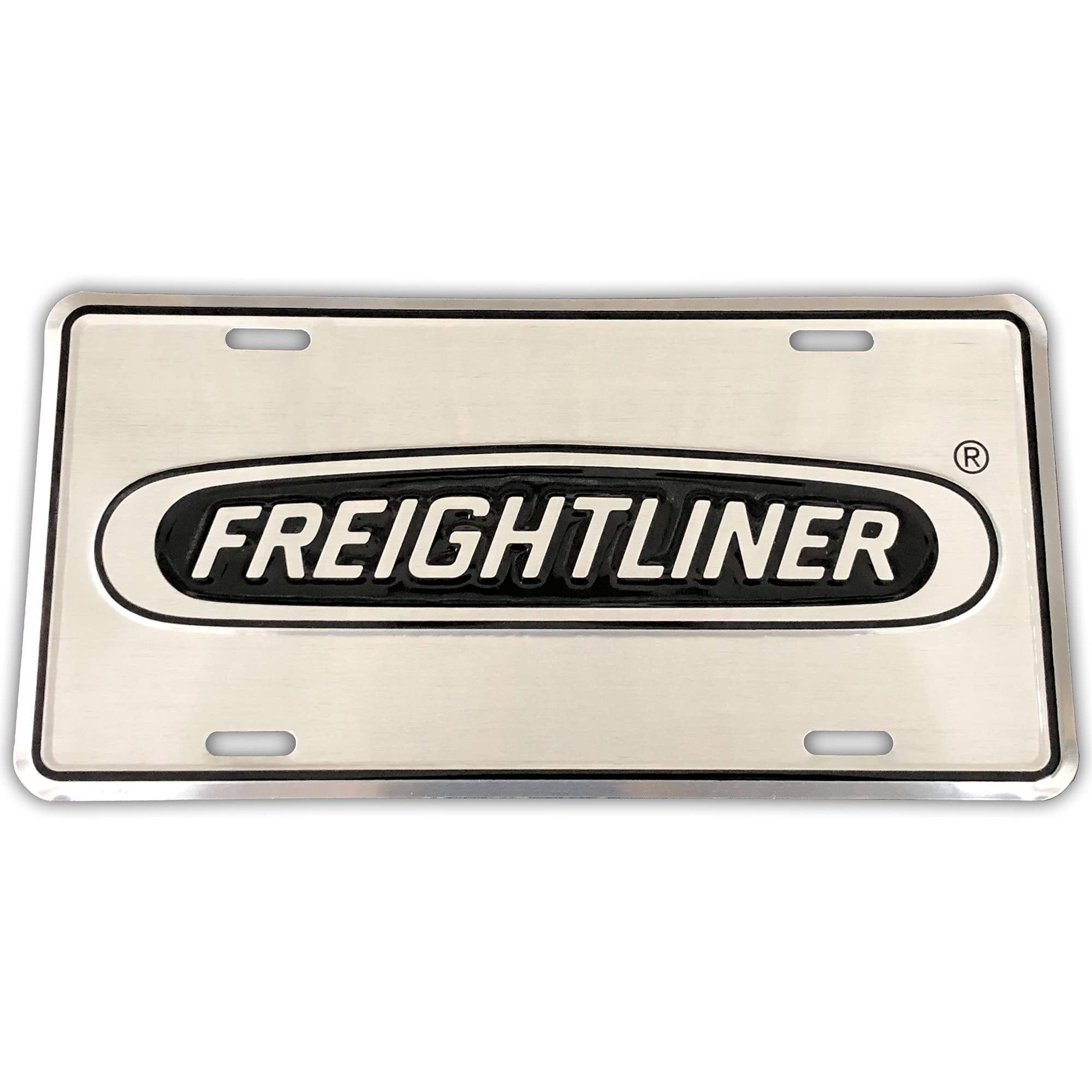 Freightliner Deluxe Aluminum Embossed License Plate