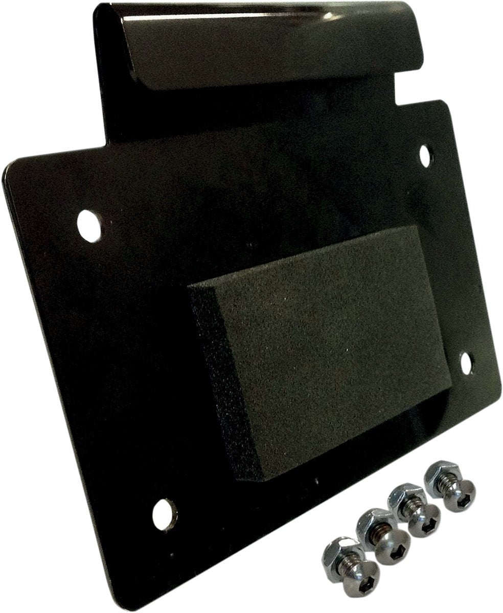 Alloy Art Black License Plate Mount Ld-1