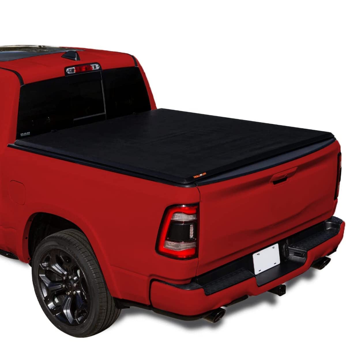 Leer Rollitup | Fits 2019-2023 Ram 1500 - New Body Style - With 5.7' Bed | Soft Roll Up Truck Bed Tonneau Cover | 4R298 | Low-Profile, Sturdy, Easy 15-Minute Install (Black)