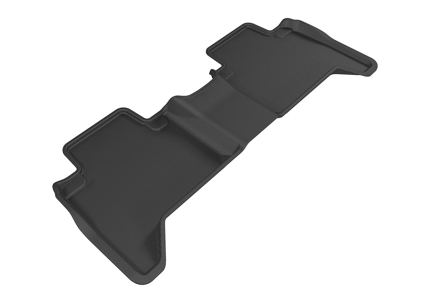 3D Maxpider Custom Fit Kagu Floor Mat (Black) Compatible With Toyota Tacoma Double Cab 2016-2023 - Second Row