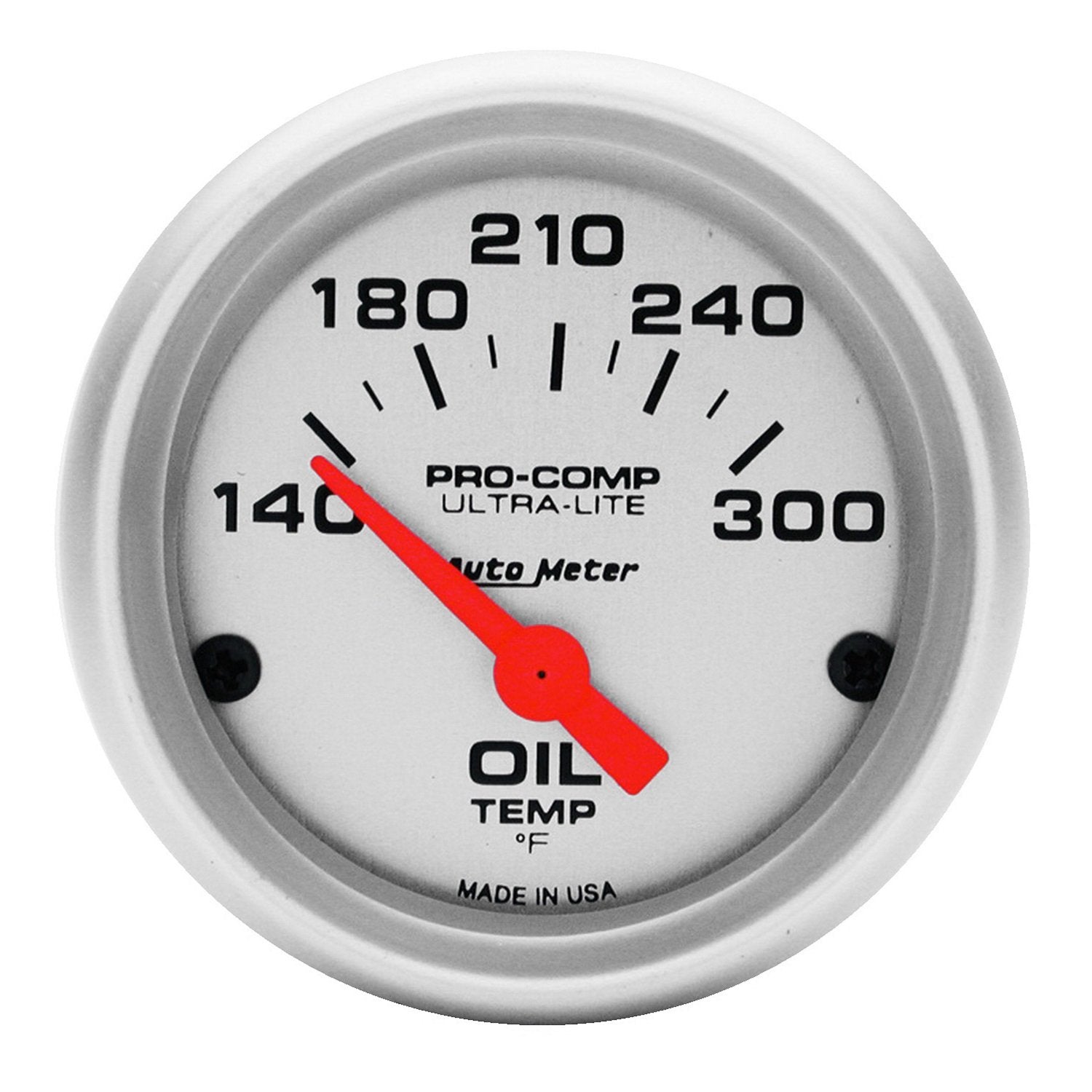 Auto Meter 4348 Ultra-Lite Electric Oil Temperature Gauge, 2 1/16
