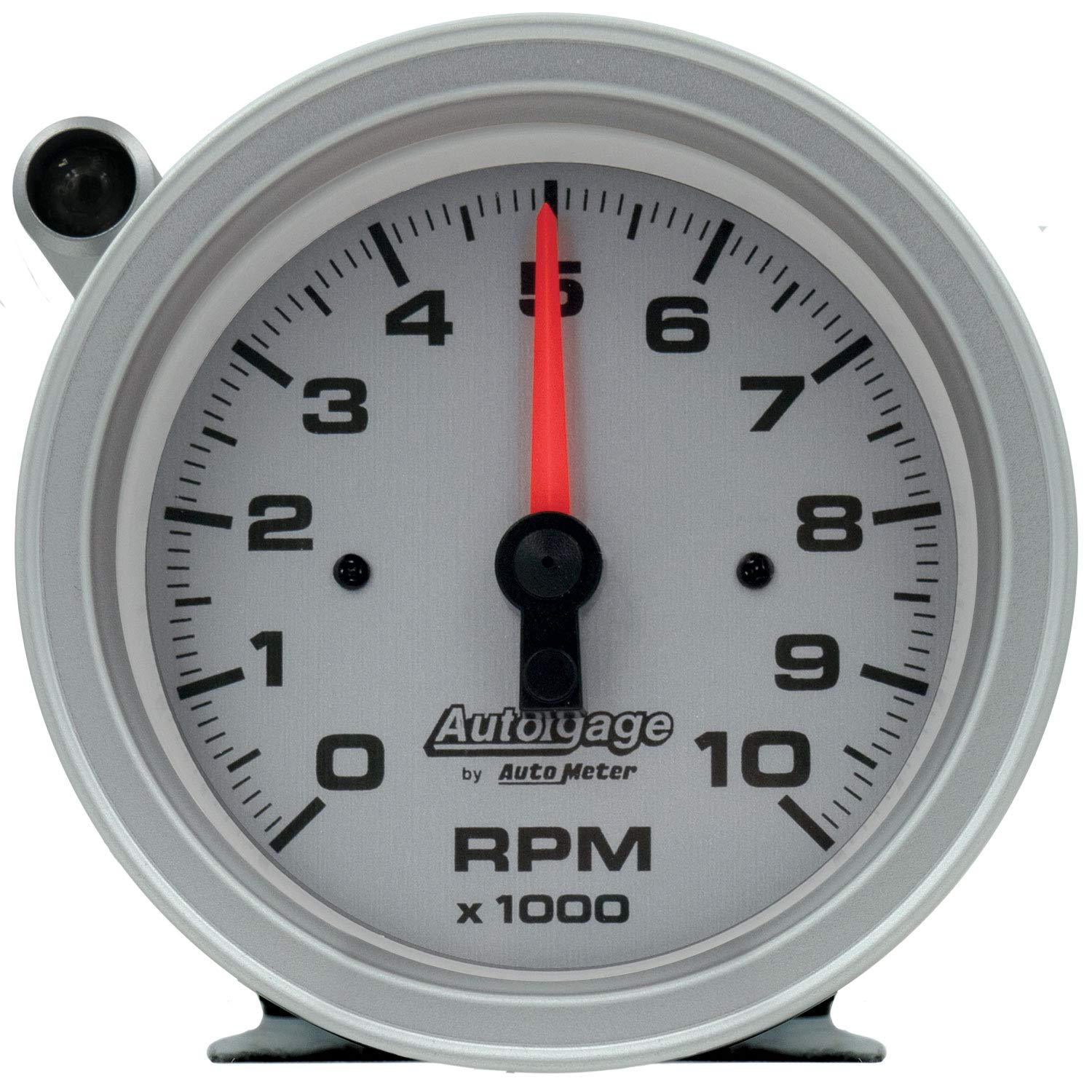 Auto Meter 233909 Auto Gage 3-3/4 Tachometer 0-10,000 Rpm W/Silver Dial & Shift-Light