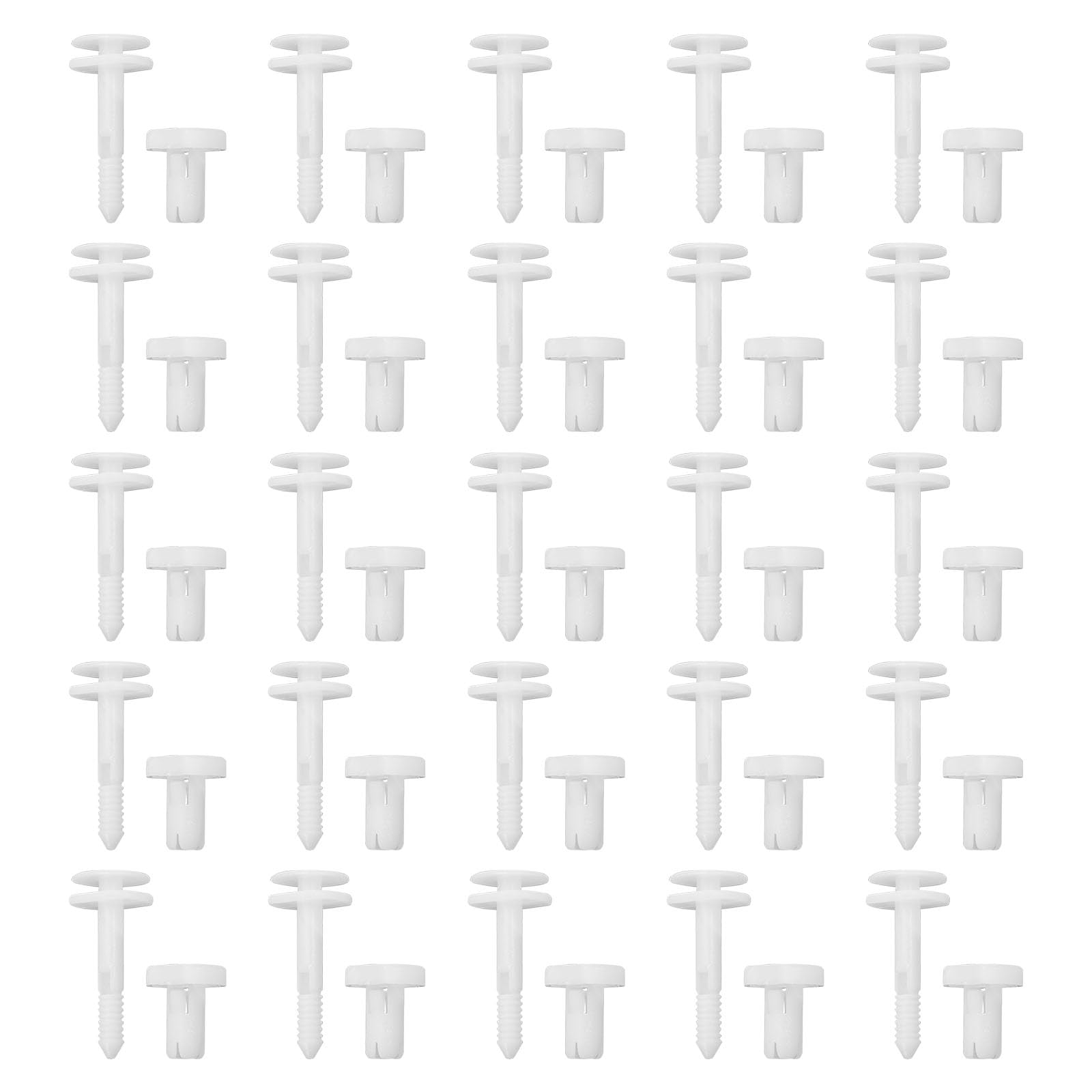 Hoypeyfiy 25Pcs Car Door Panel Retainer Clips Kit,Door Trim Panel Push-Type Retainer 15960325 Replacement For Gmc1500, C2500, C3500, K1500, K2500, K3500