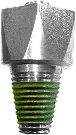 Eco-Plug - Oil Drain Plug For Damaged Aluminum Oil Pan Tapered Thread Size 12Mm-16Mm Thread Diameter 3/4 Short Thread Non-Recessed Drain Hole