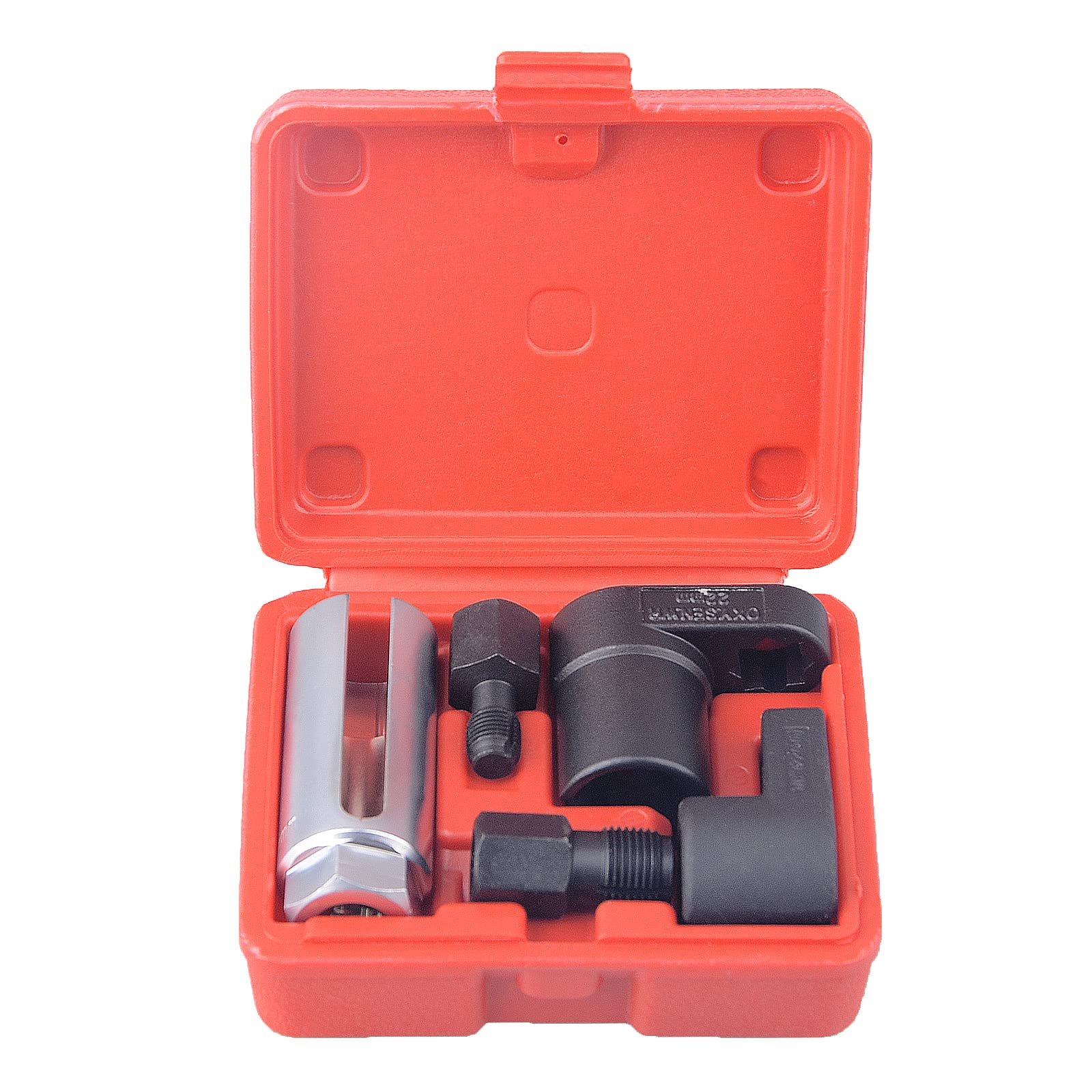5 Pcs O2 Oxygen Sensor Socket Set Wrench Remover Tool And Thread Chaser Set