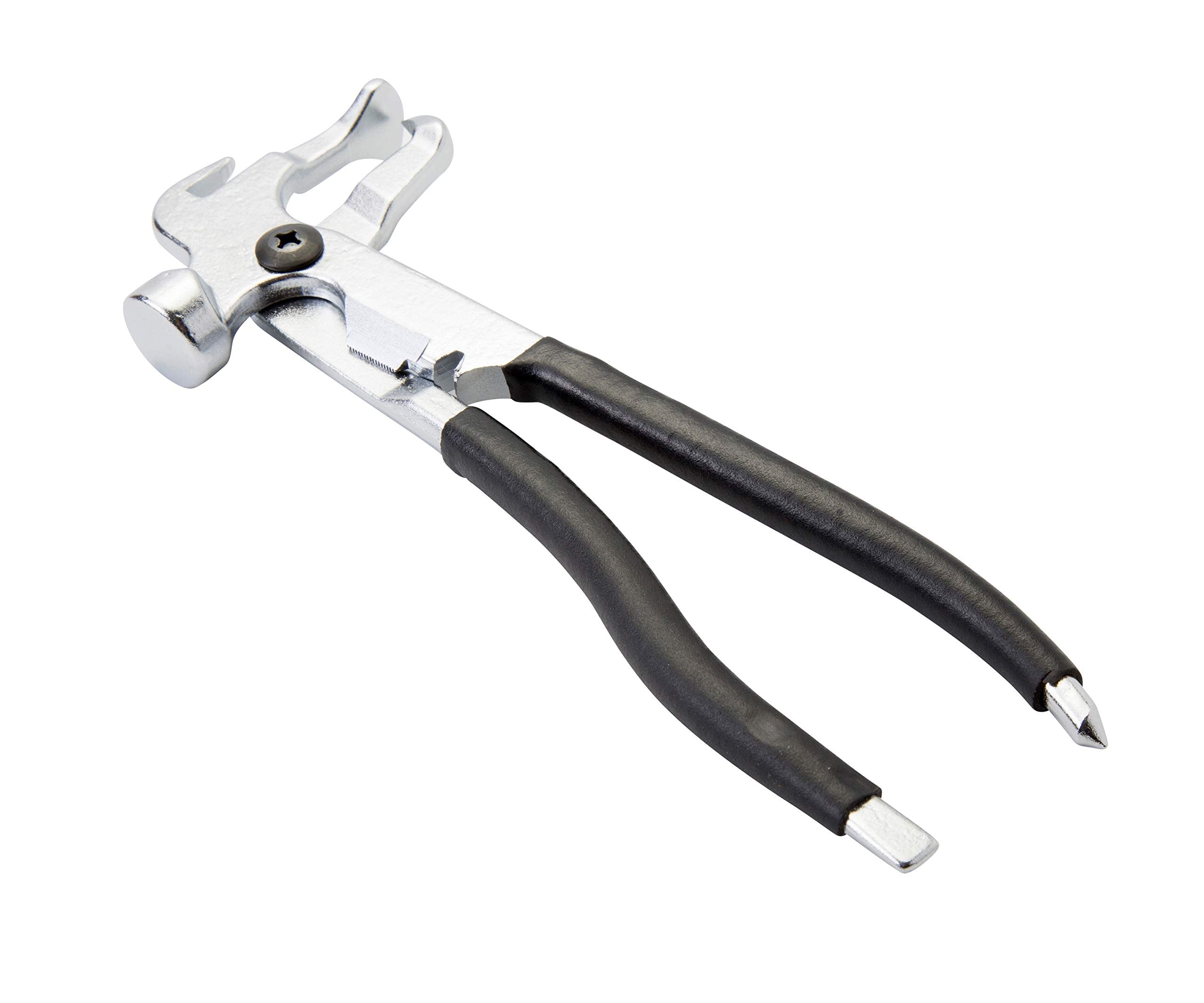 Steelman Heavy-Duty Wheel Weight Hammer, Durable Steel, Nickel Plated Finish