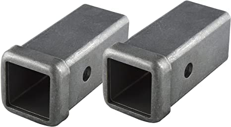 Toptow 64453-2 Trailer Hitch Receiver Tube 2-Inch X 6-Inch Length Storage Box, Weld On Raw Steel, 2 Packs…