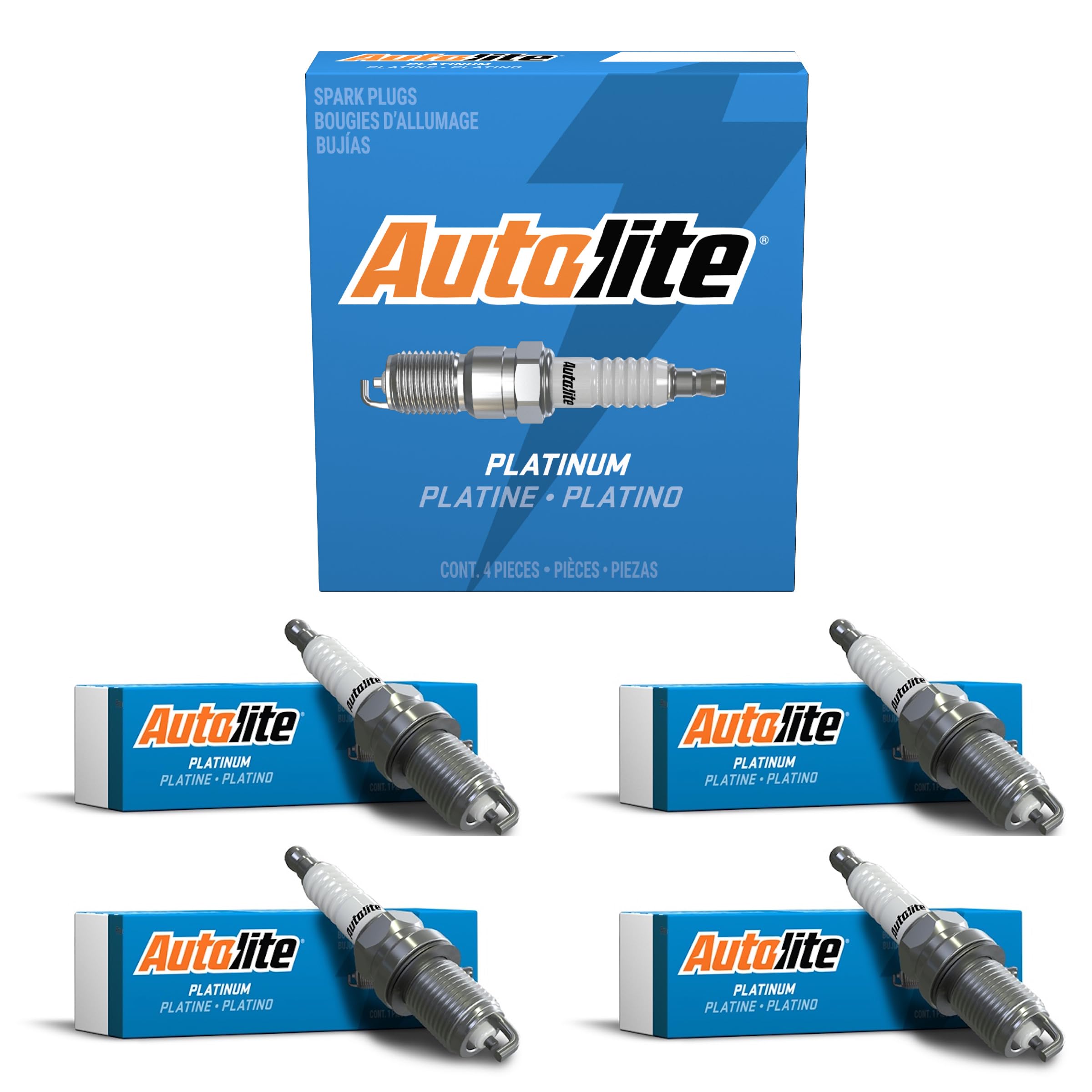 Autolite Platinum Ap5224 Automotive Replacement Spark Plugs (4 Pack)