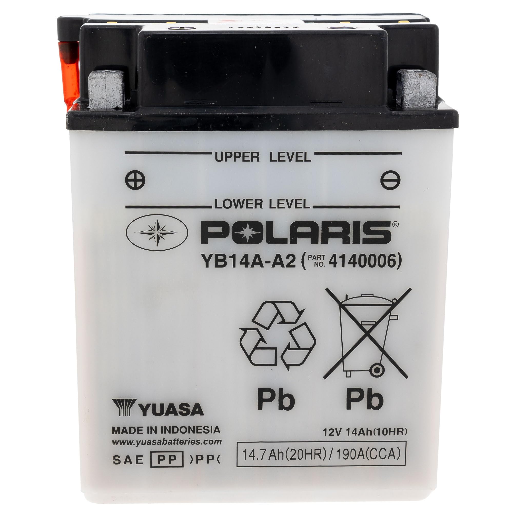 Atv Snowmobile Battery 4140006 Polaris 2005 2008 2019 Xc Lx 550 Sportsman