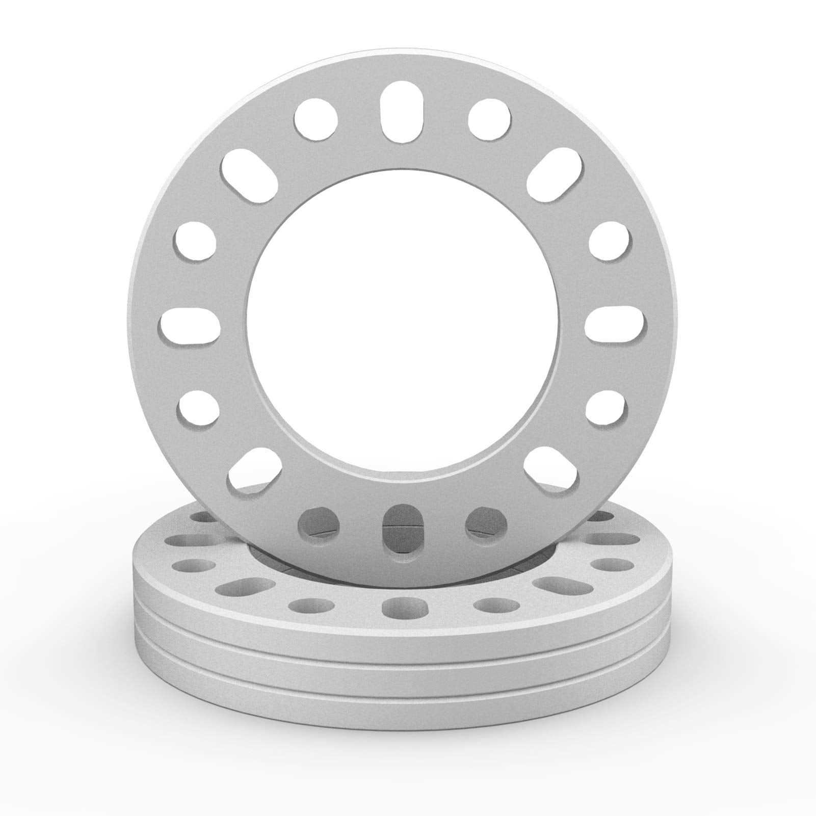 Wheel Connect Light Truck Wheel Spacer,12Mm Thickness(1/2Inch),Fit 8 Bolt Pattern 8X6.5, 8X165.1, 8X170, 8X180, Cast Aluminum, Pack Of 4.