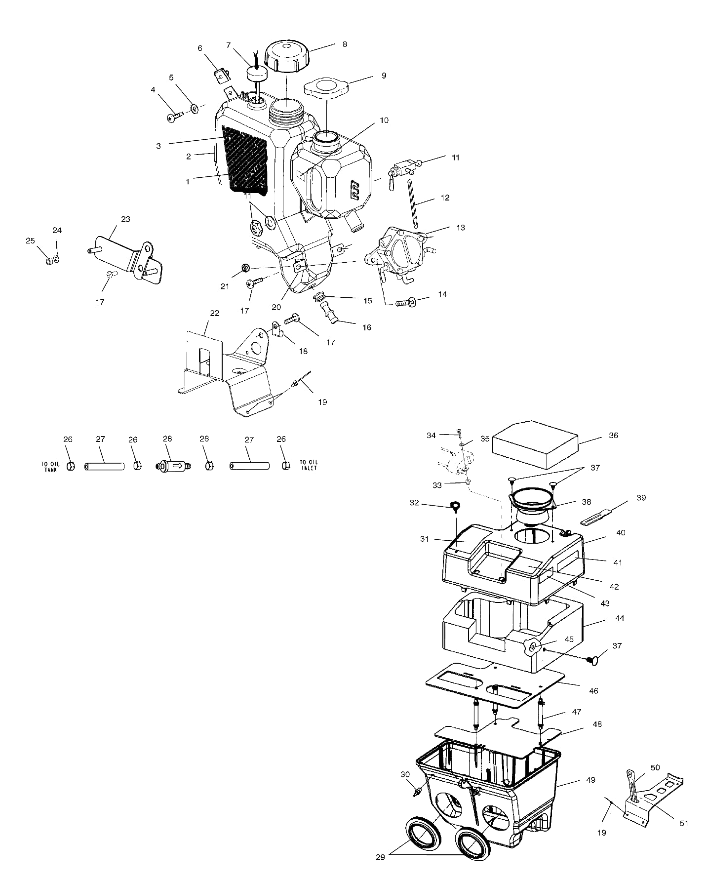 Polaris Snowmobile Air Inlet Duct Assembly, Genuine Oem Part 2632132, Qty 1