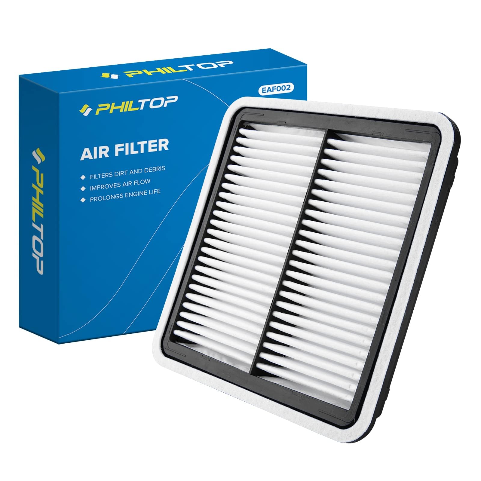 Philtop Engine Air Filter Ca9997 Replacement For Subaru Impreza (2008-2016), Legacy (2005-2019), Outback (2005-2019), Wrx (2015-2018), Forester (2009-2018), Tribeca (2008-2014)