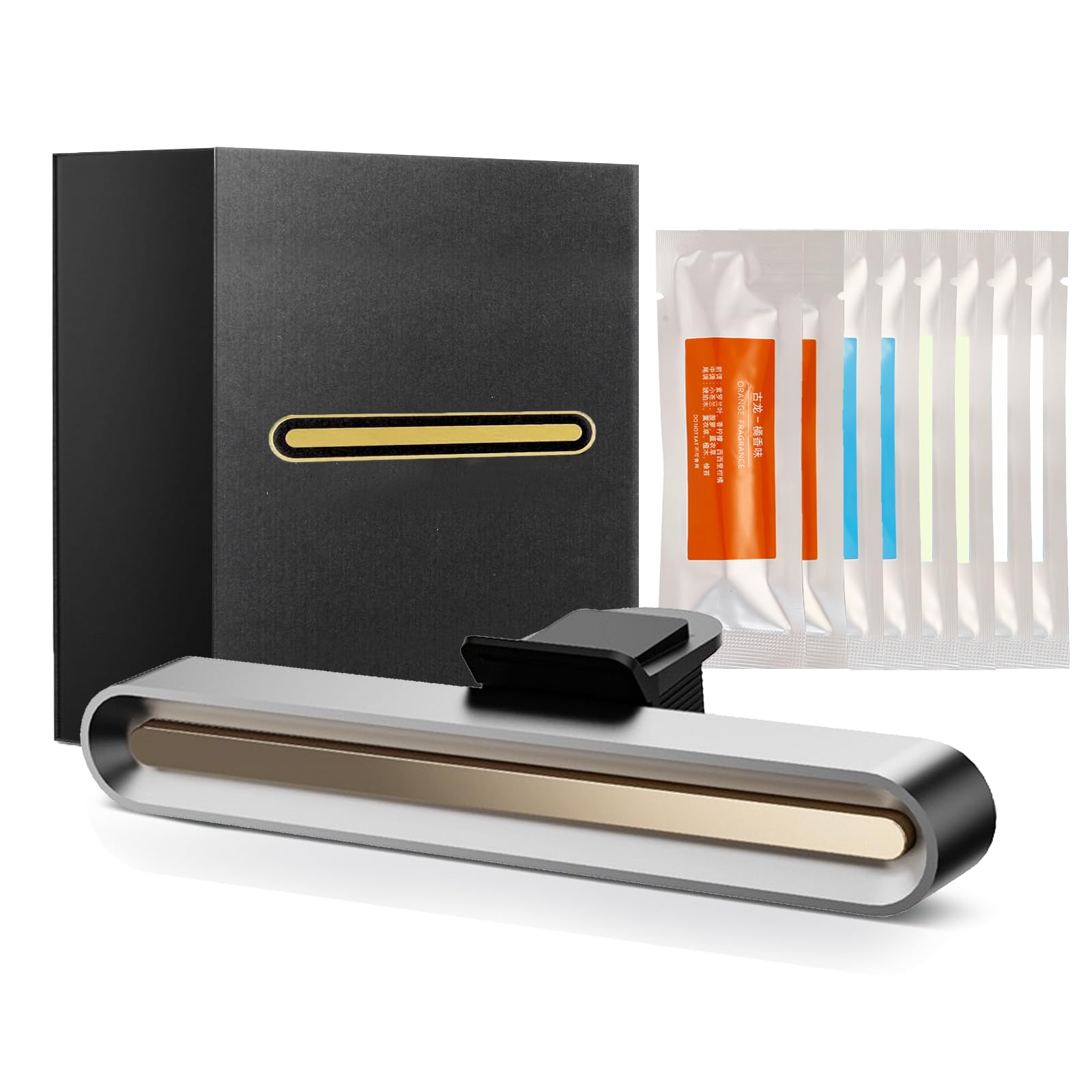Coslake Car Air Freshener In Vent For Tesla Model Y/3 Accessories, Air Fragrance Diffuser Set Includes 6 Long-Lasting Fragrance Sticks + 2 Diy Stick