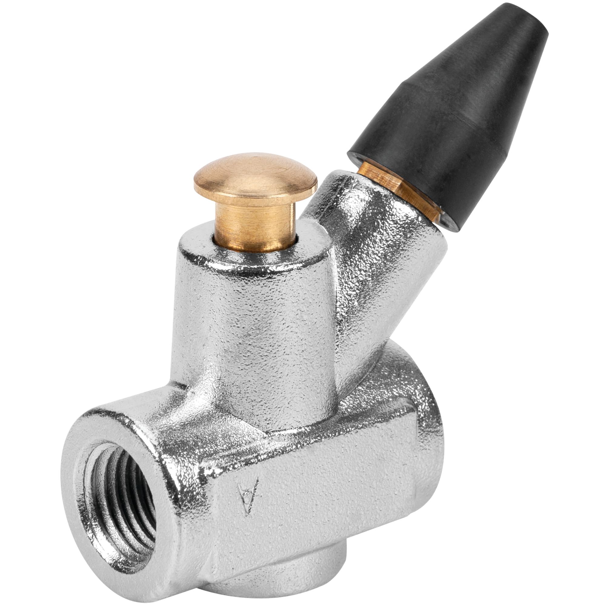 Performance Tool M685 Permanent Hose Coupler Fitting - Compact, Durable Design With Natural Angle For Easy Access, No Need To Disconnect