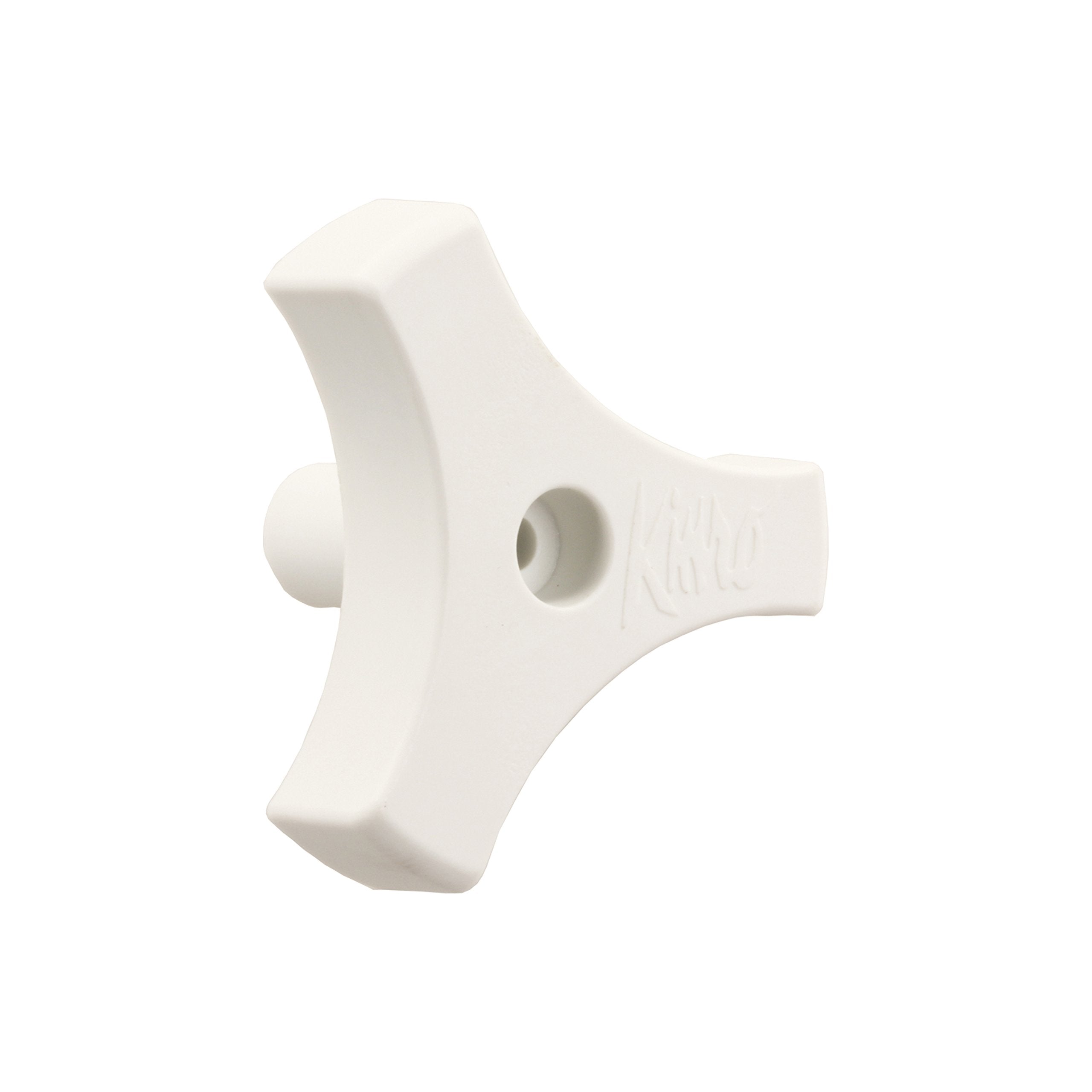 Jr Products 20165 Tri-Lug Window Knob - 9/16, White