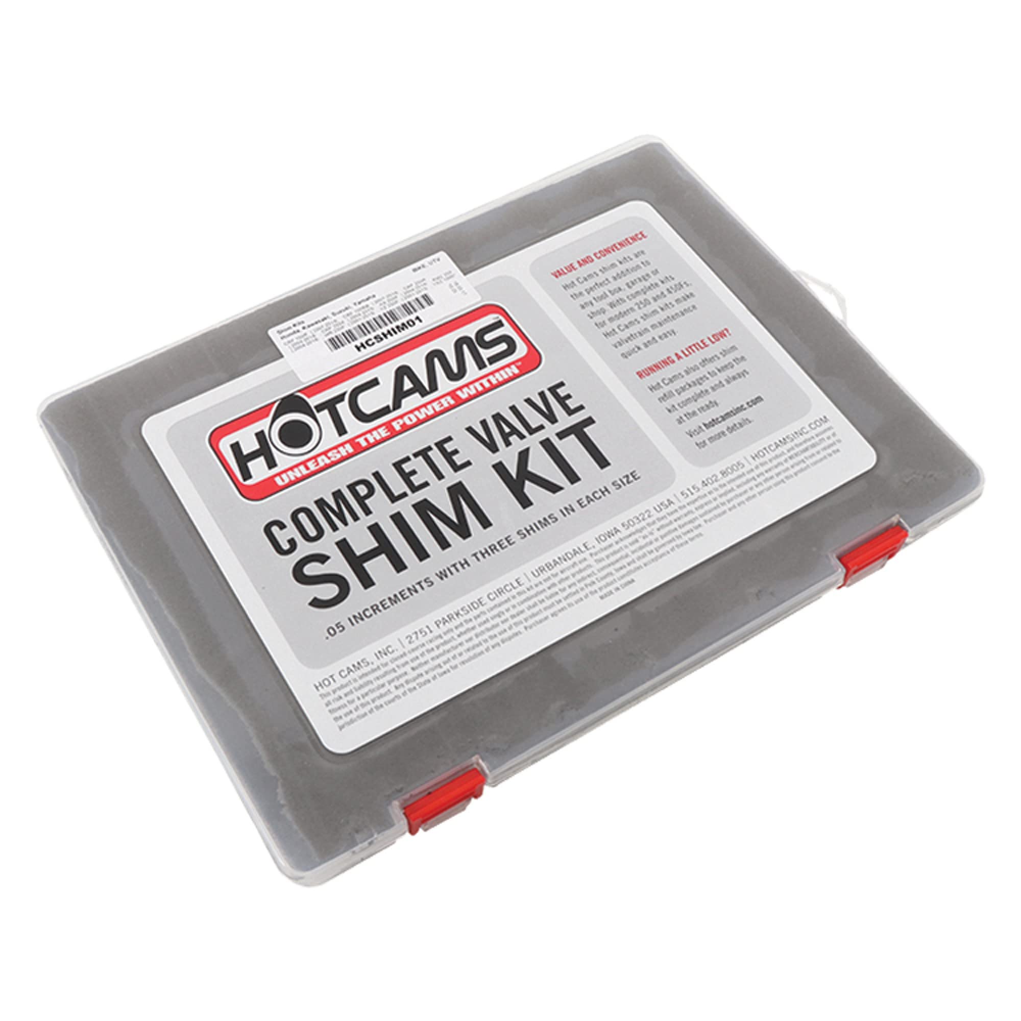 Hot Cams Hcshim01 Complete 7.48Mm Shim Kit Compatible With/Replacement For 2007-2014 Honda Crf 150R,Crf250R X F Rmz250 Wr250F Yz250F 2001-2014/01-14 68-2073