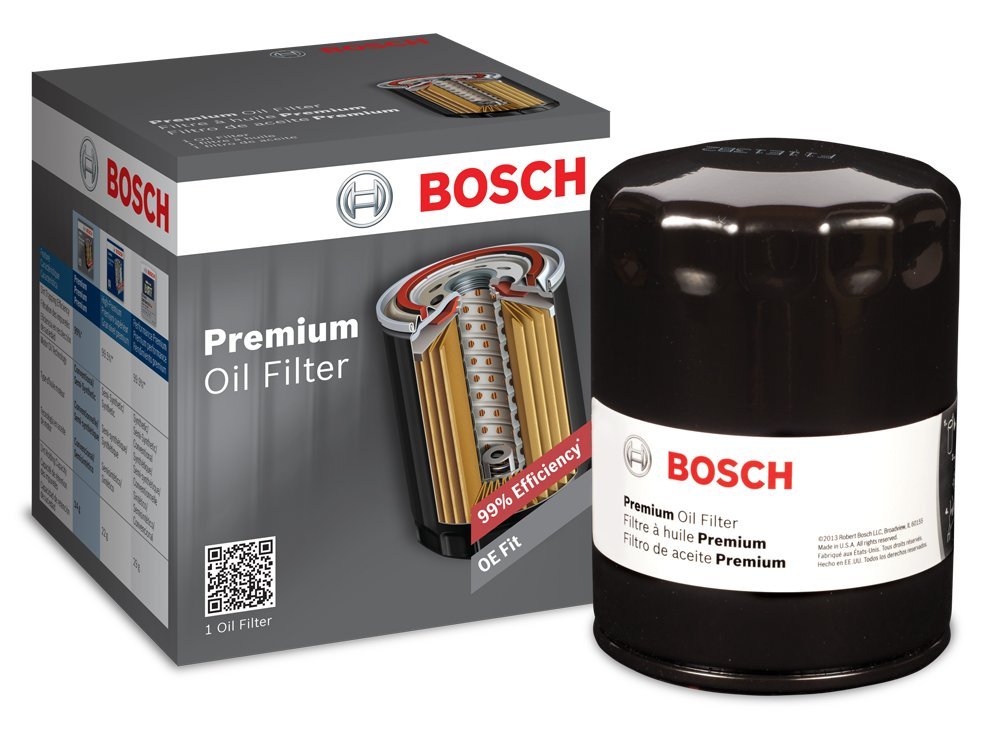 Bosch 3300 Premium Oil Filter With Filtech Filtration Technology - Compatible With Select Chevrolet, Ford, Honda, Infiniti, Kia, Mazda, Mercury, Mg, Nissan + More