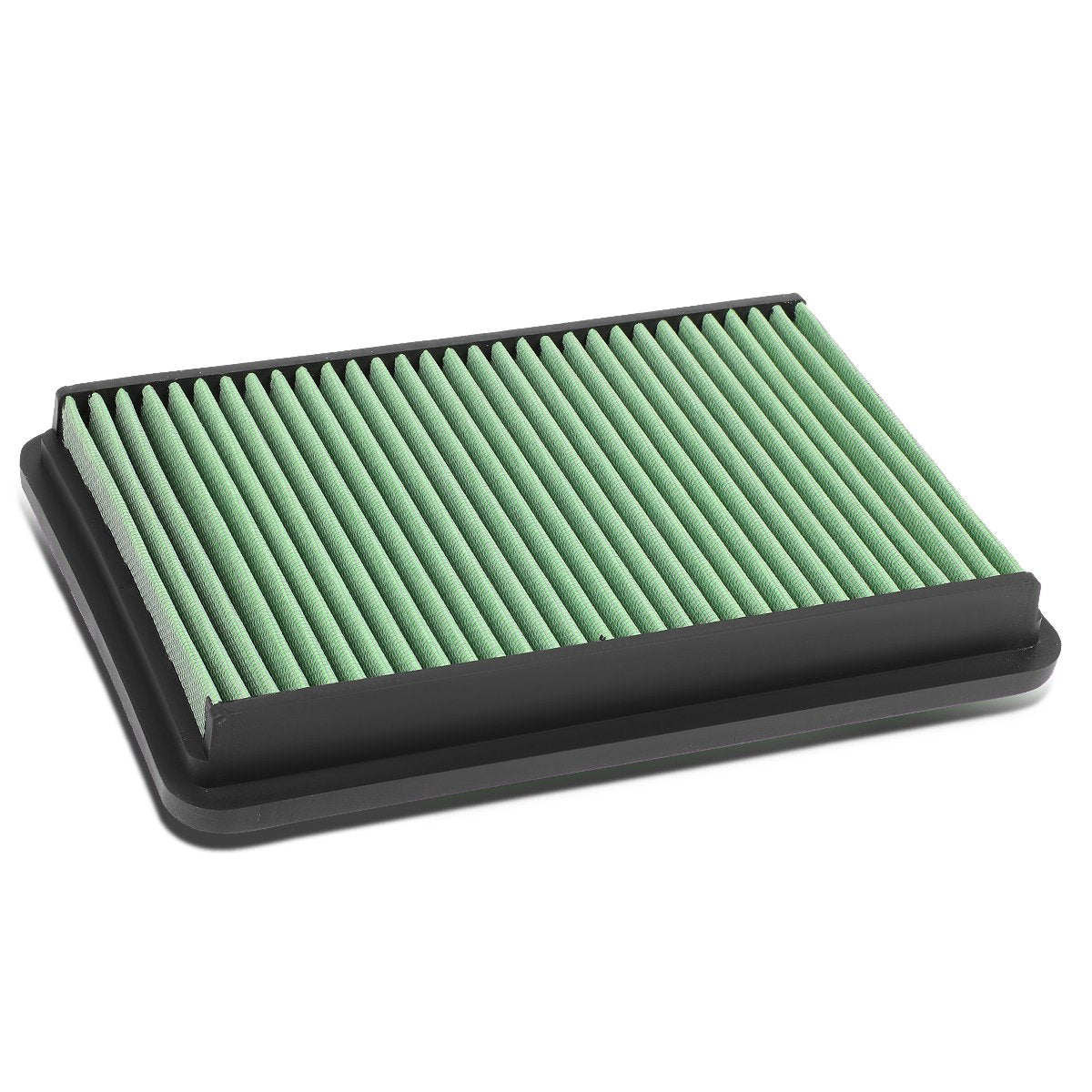 Auto Dynasty Compatible With Tucscon/Sportage Reusable & Washable Replacement Engine High Flow Drop-In Air Filter (Green)