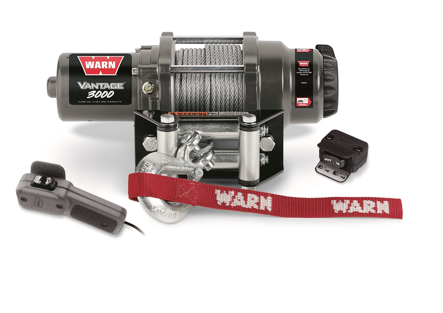 Warn Industries 101035 Vrx 35 Wire Rope Winch
