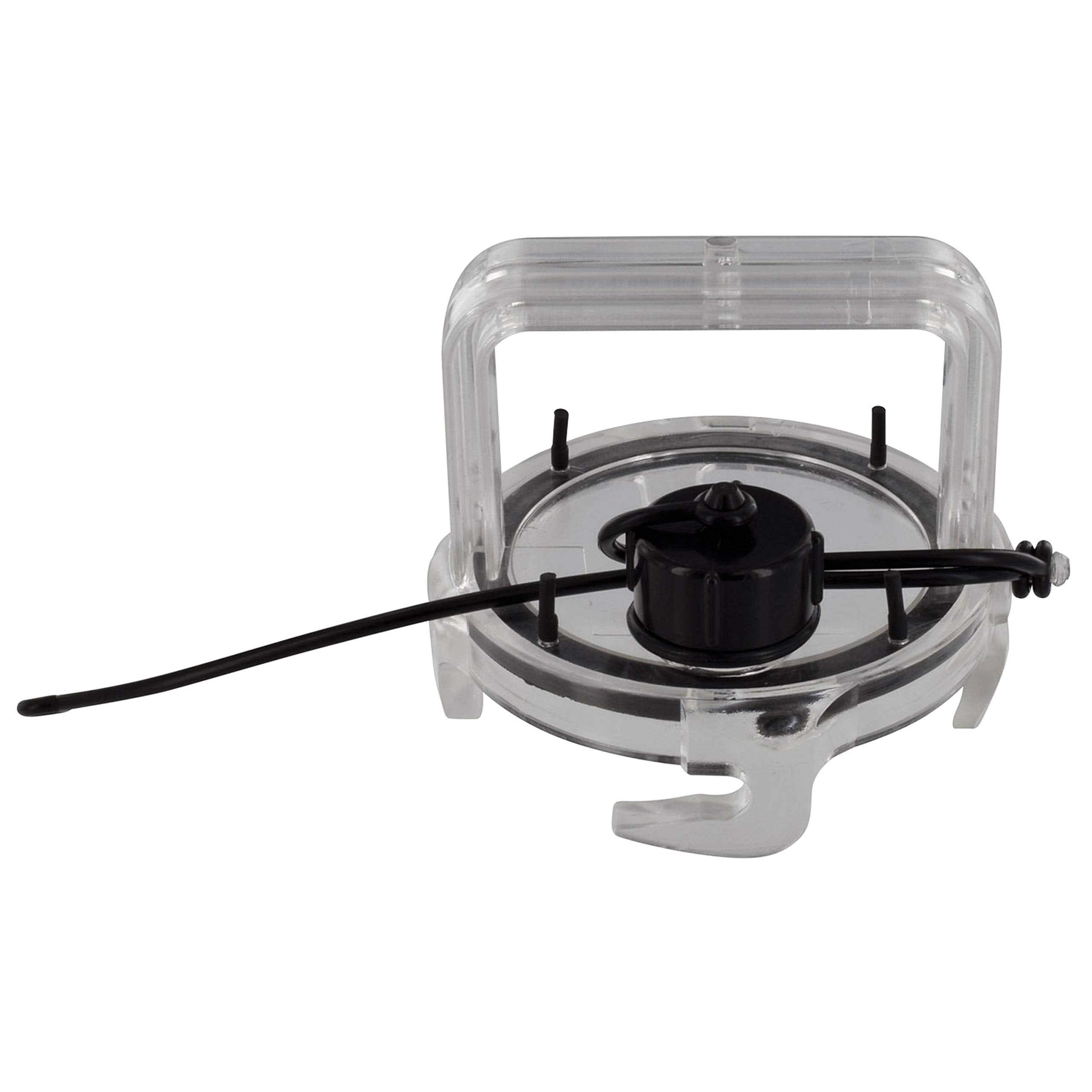 Valterra F02-3106Cl Ez Coupler Valve Cap With Handle - 3.9, Clear